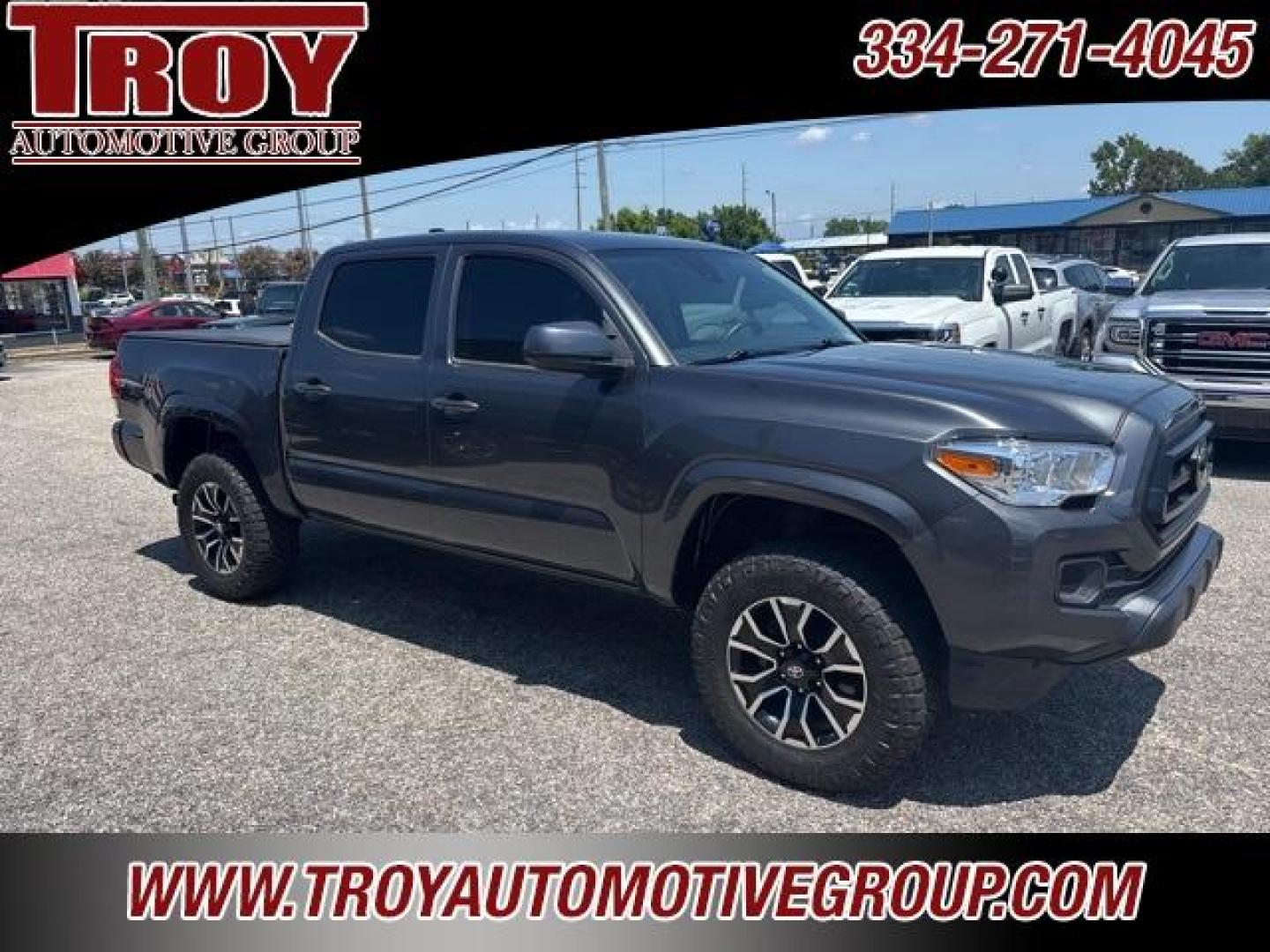 2022 Gray /Cement Toyota Tacoma (3TMCZ5AN0NM) with an 3.5L V6 PDI DOHC 24V LEV3-ULEV70 278hp engine, Automatic transmission, located at 6812 Atlanta Hwy, Montgomery, AL, 36117, (334) 271-4045, 32.382118, -86.178673 - Photo#8