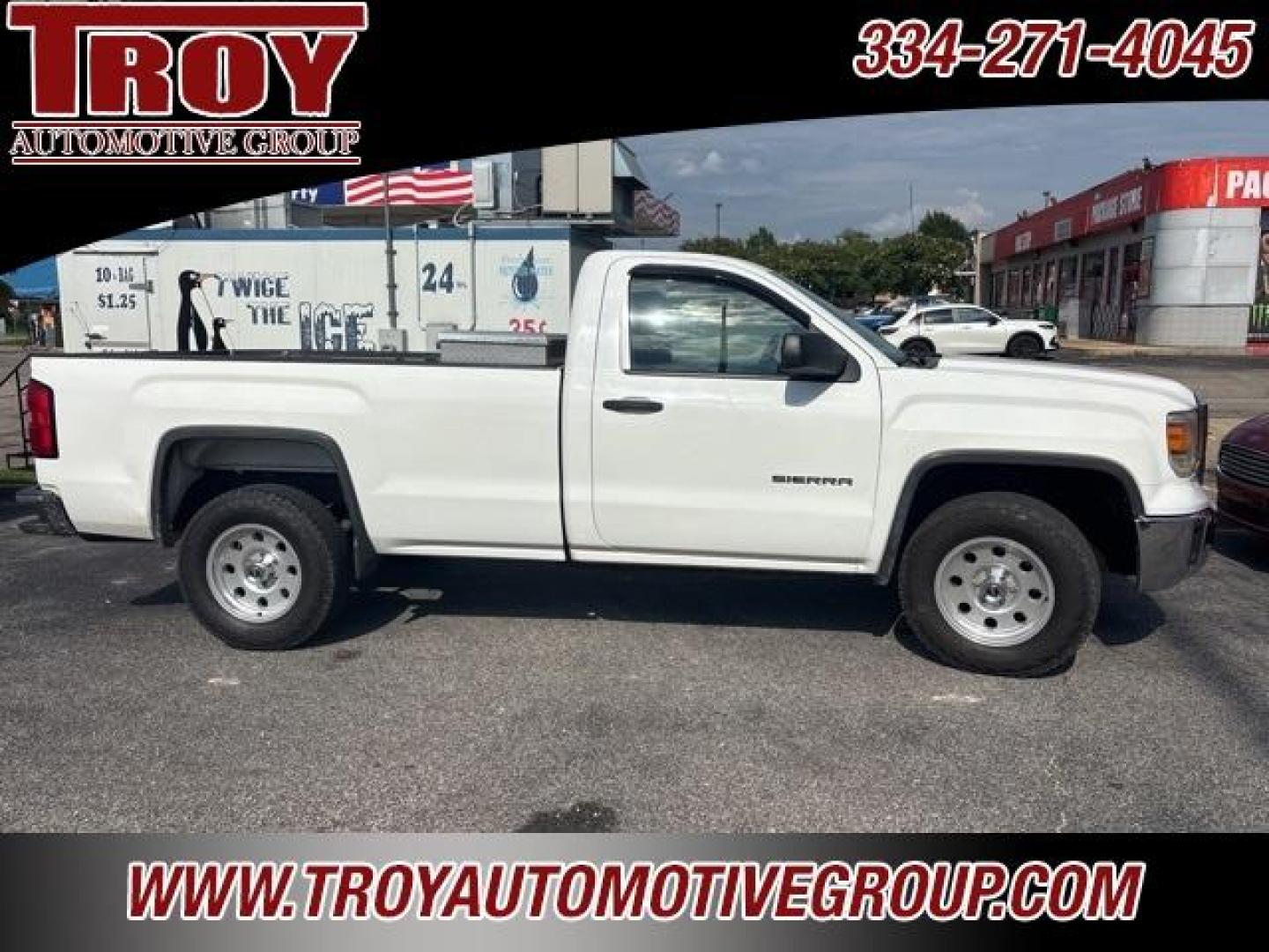 2015 Summit White /Jet Black/Dark Ash GMC Sierra 1500 Base (1GTN1TEC1FZ) with an EcoTec3 5.3L V8 engine, Automatic transmission, located at 6812 Atlanta Hwy, Montgomery, AL, 36117, (334) 271-4045, 32.382118, -86.178673 - Priced below KBB Fair Purchase Price!<br><br>Summit White 2015 GMC Sierra 1500 RWD EcoTec3 5.3L V8 6-Speed Automatic Electronic with Overdrive<br><br>Financing Available---Top Value for Trades.<br><br><br>Awards:<br> * 2015 KBB.com Brand Image Awards<br><br>Reviews:<br> * Powerful and fuel-efficie - Photo#4