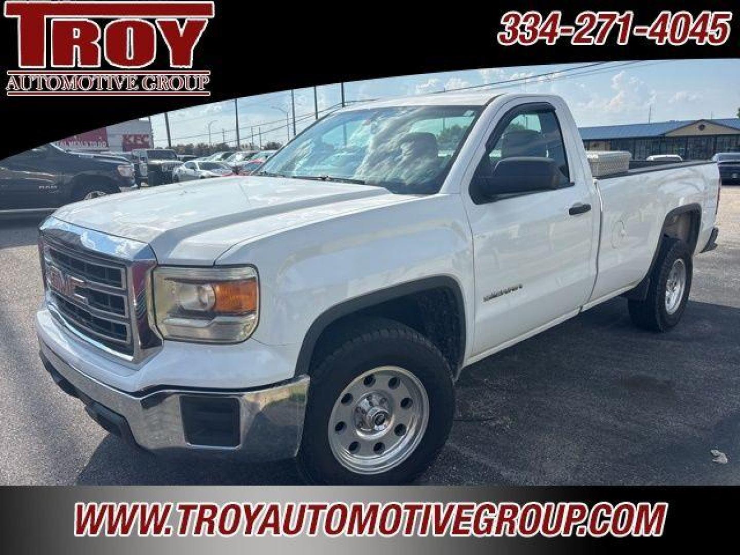 2015 Summit White /Jet Black/Dark Ash GMC Sierra 1500 Base (1GTN1TEC1FZ) with an EcoTec3 5.3L V8 engine, Automatic transmission, located at 6812 Atlanta Hwy, Montgomery, AL, 36117, (334) 271-4045, 32.382118, -86.178673 - Photo#7