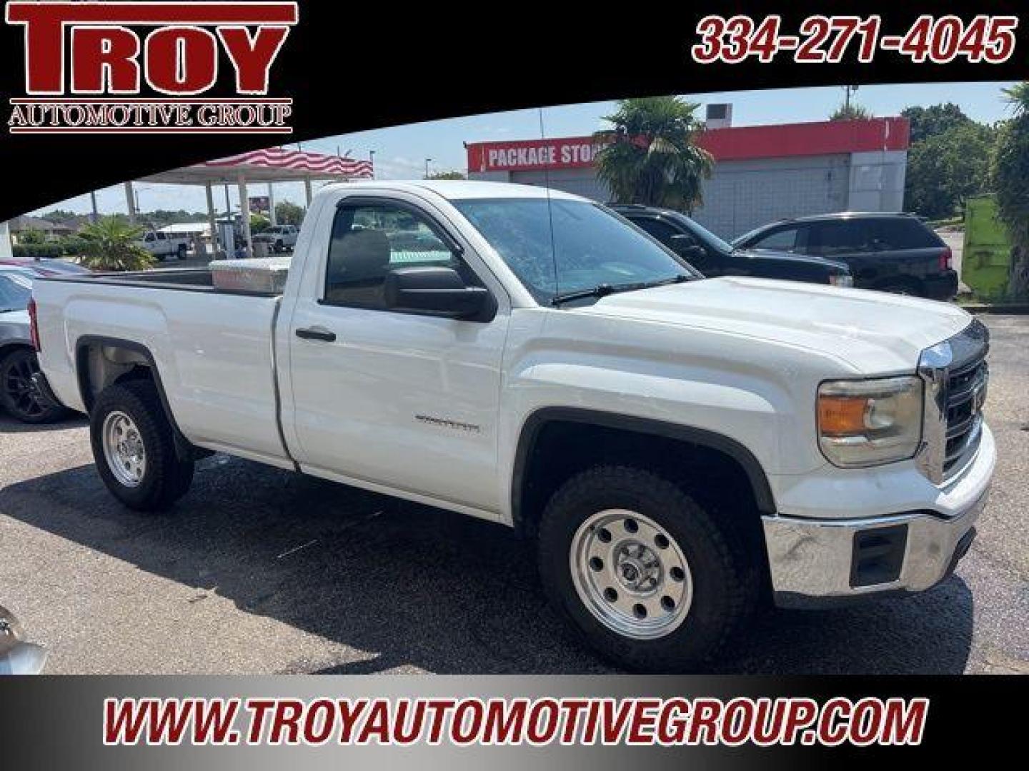 2015 Summit White /Jet Black/Dark Ash GMC Sierra 1500 Base (1GTN1TEC1FZ) with an EcoTec3 5.3L V8 engine, Automatic transmission, located at 6812 Atlanta Hwy, Montgomery, AL, 36117, (334) 271-4045, 32.382118, -86.178673 - Photo#15
