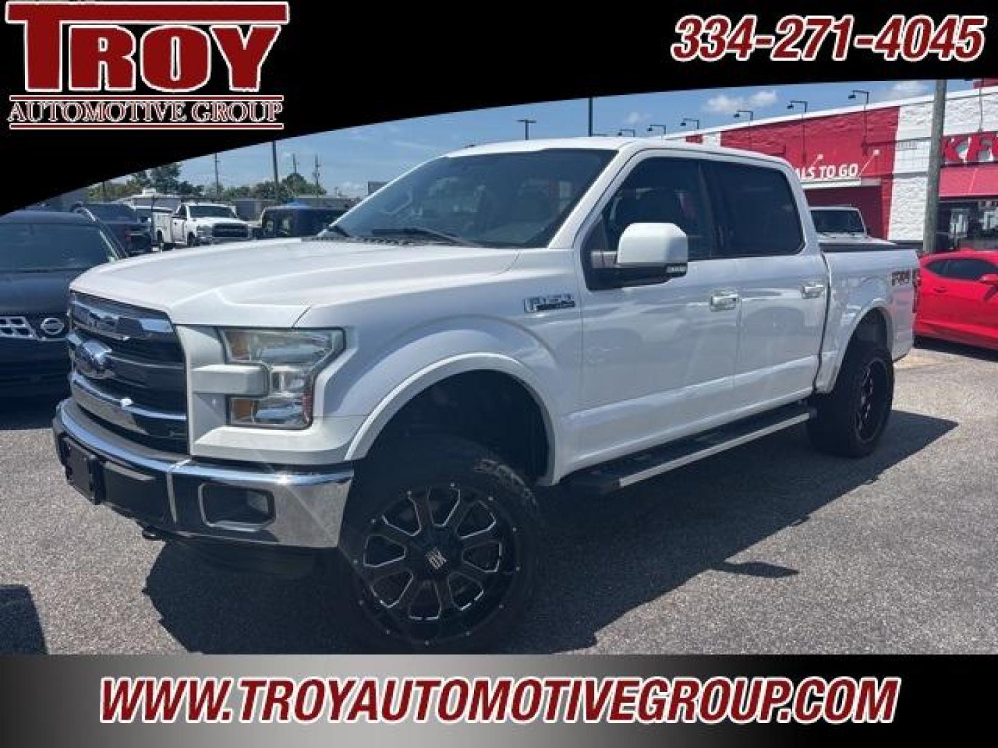 2015 White Platinum Clearcoat Metallic /Gray Ford F-150 Lariat (1FTEW1EF1FK) with an 5.0L V8 FFV engine, Automatic transmission, located at 6812 Atlanta Hwy, Montgomery, AL, 36117, (334) 271-4045, 32.382118, -86.178673 - White Platinum Clearcoat Metallic 2015 Ford F-150 Lariat 4WD 5.0L V8 FFV 6-Speed Automatic Electronic<br><br>Financing Available---Top Value for Trades.<br><br>Odometer is 43172 miles below market average!<br><br><br>Awards:<br> * Green Car Journal 2015 Green Car Technology Award * NACTOY 2015 No - Photo#2