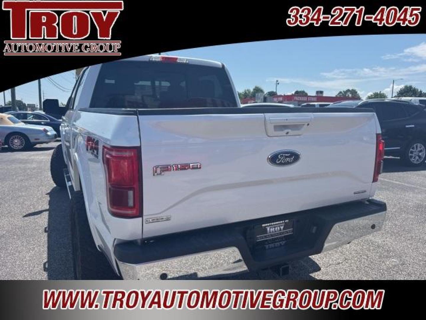 2015 White Platinum Clearcoat Metallic /Gray Ford F-150 Lariat (1FTEW1EF1FK) with an 5.0L V8 FFV engine, Automatic transmission, located at 6812 Atlanta Hwy, Montgomery, AL, 36117, (334) 271-4045, 32.382118, -86.178673 - White Platinum Clearcoat Metallic 2015 Ford F-150 Lariat 4WD 5.0L V8 FFV 6-Speed Automatic Electronic<br><br>Financing Available---Top Value for Trades.<br><br>Odometer is 43172 miles below market average!<br><br><br>Awards:<br> * Green Car Journal 2015 Green Car Technology Award * NACTOY 2015 No - Photo#4