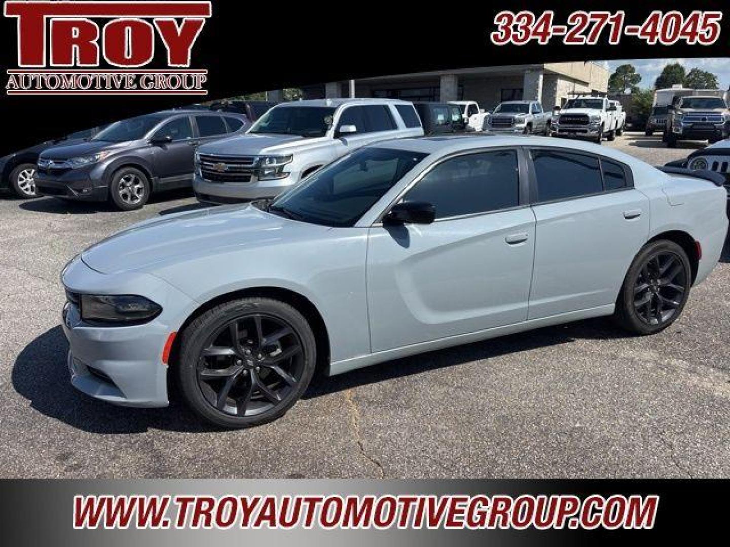 2021 Smoke Show /Black Dodge Charger SXT (2C3CDXBG2MH) with an 3.6L V6 SMPI DOHC 24V LEV II 292hp engine, Automatic transmission, located at 6812 Atlanta Hwy, Montgomery, AL, 36117, (334) 271-4045, 32.382118, -86.178673 - Power Sunroof!!<br>20 Premium Wheels!!<br>New Tires!! - Photo#1
