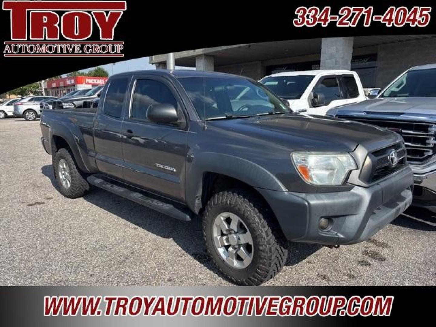 2015 Magnetic Gray Metallic /Graphite Toyota Tacoma Base (5TFUX4EN4FX) with an 2.7L I4 DOHC 16V engine, Manual transmission, located at 6812 Atlanta Hwy, Montgomery, AL, 36117, (334) 271-4045, 32.382118, -86.178673 - TRD Alloy Wheels!!<br>M/T Tires!!<br>All Power Options!!<br>5-Speed Manual !!<br>4WD!!<br>Tow Package!!<br>Step Bars!! - Photo#3