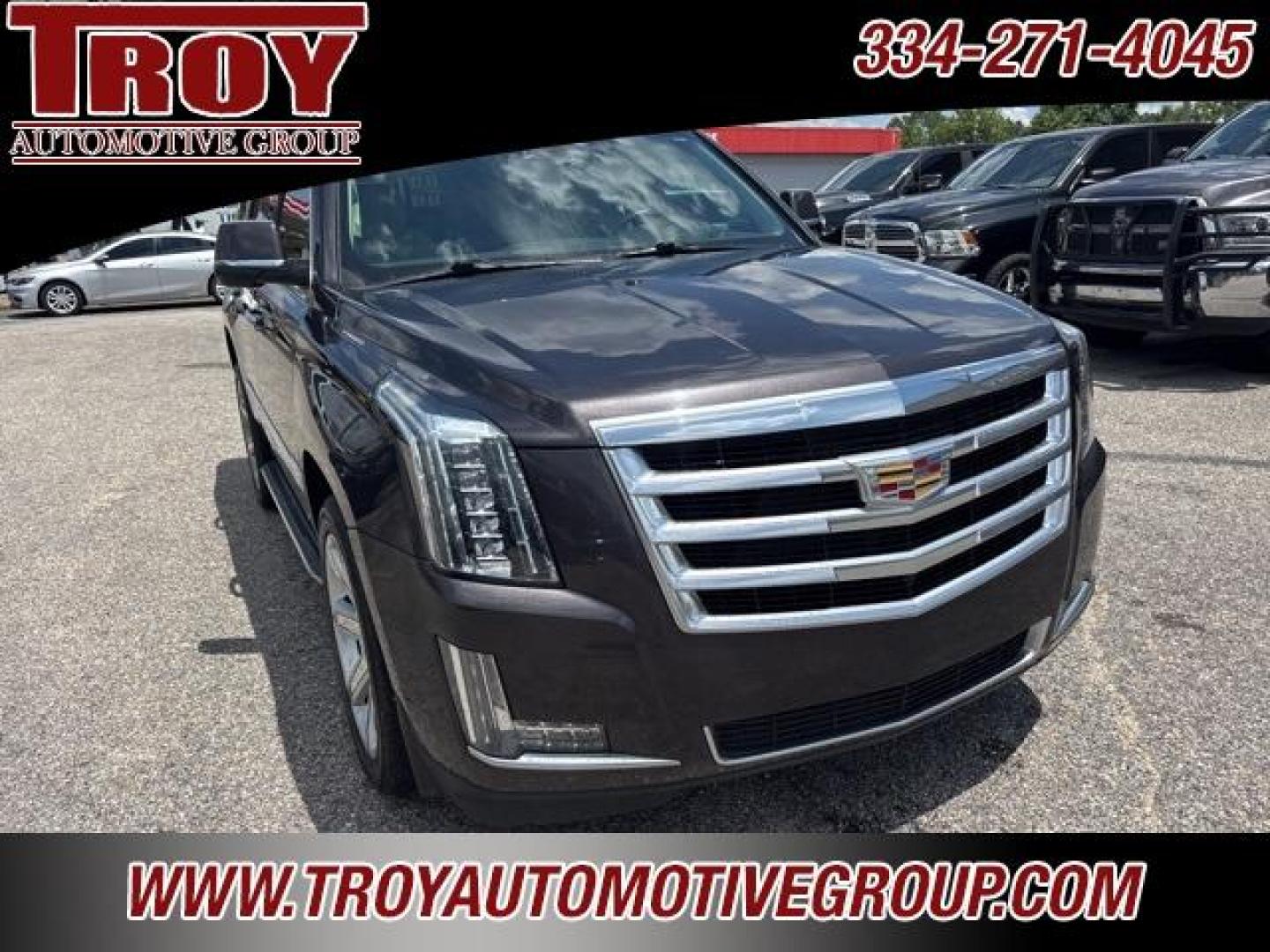2016 Terra Mocha Metallic /Shale/Cocoa Accents Cadillac Escalade Luxury (1GYS4BKJXGR) with an Vortec 6.2L V8 SIDI engine, Automatic transmission, located at 6812 Atlanta Hwy, Montgomery, AL, 36117, (334) 271-4045, 32.382118, -86.178673 - Recent Arrival!<br><br>Terra Mocha Metallic 2016 Cadillac Escalade Luxury 4WD Vortec 6.2L V8 SIDI 8-Speed Automatic<br><br>Financing Available---Top Value for Trades.<br><br>Odometer is 41612 miles below market average!<br><br><br>Awards:<br> * 2016 KBB.com 10 Best Luxury SUVs<br><br>Reviews:<br> - Photo#8