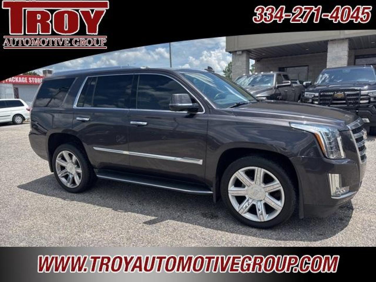 2016 Terra Mocha Metallic /Shale/Cocoa Accents Cadillac Escalade Luxury (1GYS4BKJXGR) with an Vortec 6.2L V8 SIDI engine, Automatic transmission, located at 6812 Atlanta Hwy, Montgomery, AL, 36117, (334) 271-4045, 32.382118, -86.178673 - Recent Arrival!<br><br>Terra Mocha Metallic 2016 Cadillac Escalade Luxury 4WD Vortec 6.2L V8 SIDI 8-Speed Automatic<br><br>Financing Available---Top Value for Trades.<br><br>Odometer is 41612 miles below market average!<br><br><br>Awards:<br> * 2016 KBB.com 10 Best Luxury SUVs<br><br>Reviews:<br> - Photo#10