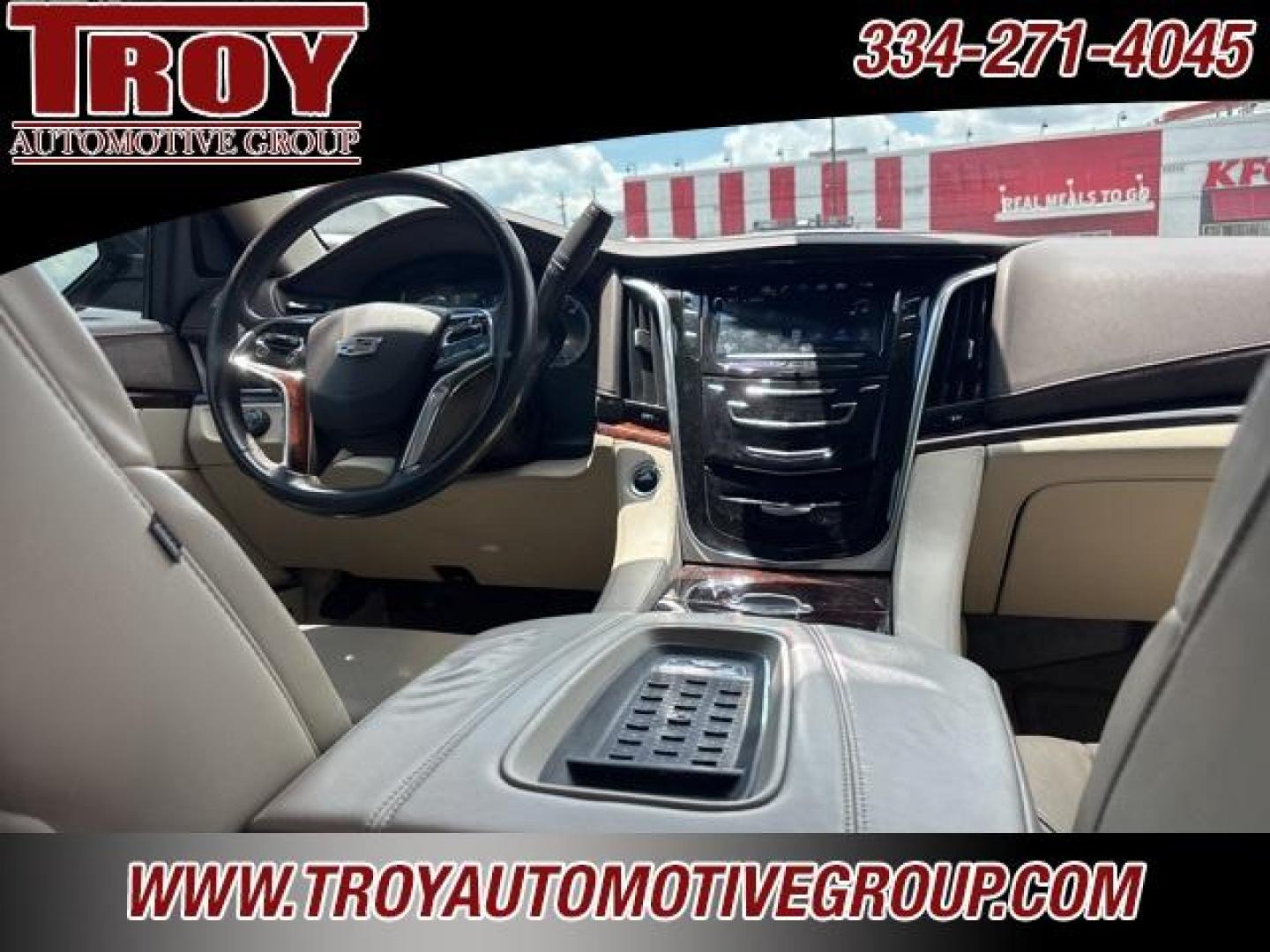 2016 Terra Mocha Metallic /Shale/Cocoa Accents Cadillac Escalade Luxury (1GYS4BKJXGR) with an Vortec 6.2L V8 SIDI engine, Automatic transmission, located at 6812 Atlanta Hwy, Montgomery, AL, 36117, (334) 271-4045, 32.382118, -86.178673 - Recent Arrival!<br><br>Terra Mocha Metallic 2016 Cadillac Escalade Luxury 4WD Vortec 6.2L V8 SIDI 8-Speed Automatic<br><br>Financing Available---Top Value for Trades.<br><br>Odometer is 41612 miles below market average!<br><br><br>Awards:<br> * 2016 KBB.com 10 Best Luxury SUVs<br><br>Reviews:<br> - Photo#32