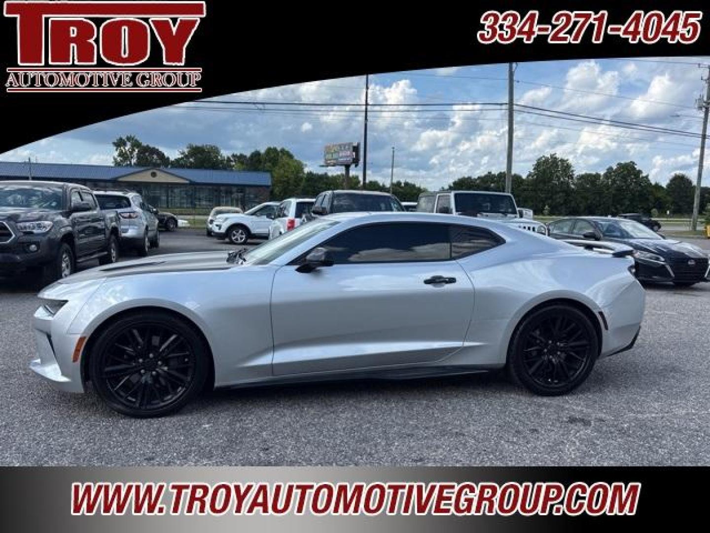 2018 Silver Ice Metallic /Jet Black Chevrolet Camaro SS (1G1FF1R79J0) with an 6.2L V8 engine, Automatic transmission, located at 6812 Atlanta Hwy, Montgomery, AL, 36117, (334) 271-4045, 32.382118, -86.178673 - Priced below KBB Fair Purchase Price!<br><br>Silver Ice Metallic 2018 Chevrolet Camaro SS RWD 1SS 6.2L V8 8-Speed Automatic<br><br>Financing Available---Top Value for Trades.<br><br>17/27 City/Highway MPG<br><br><br>Awards:<br> * JD Power Dependability Study * Car and Driver 10 Best Cars * 2018 - Photo#2
