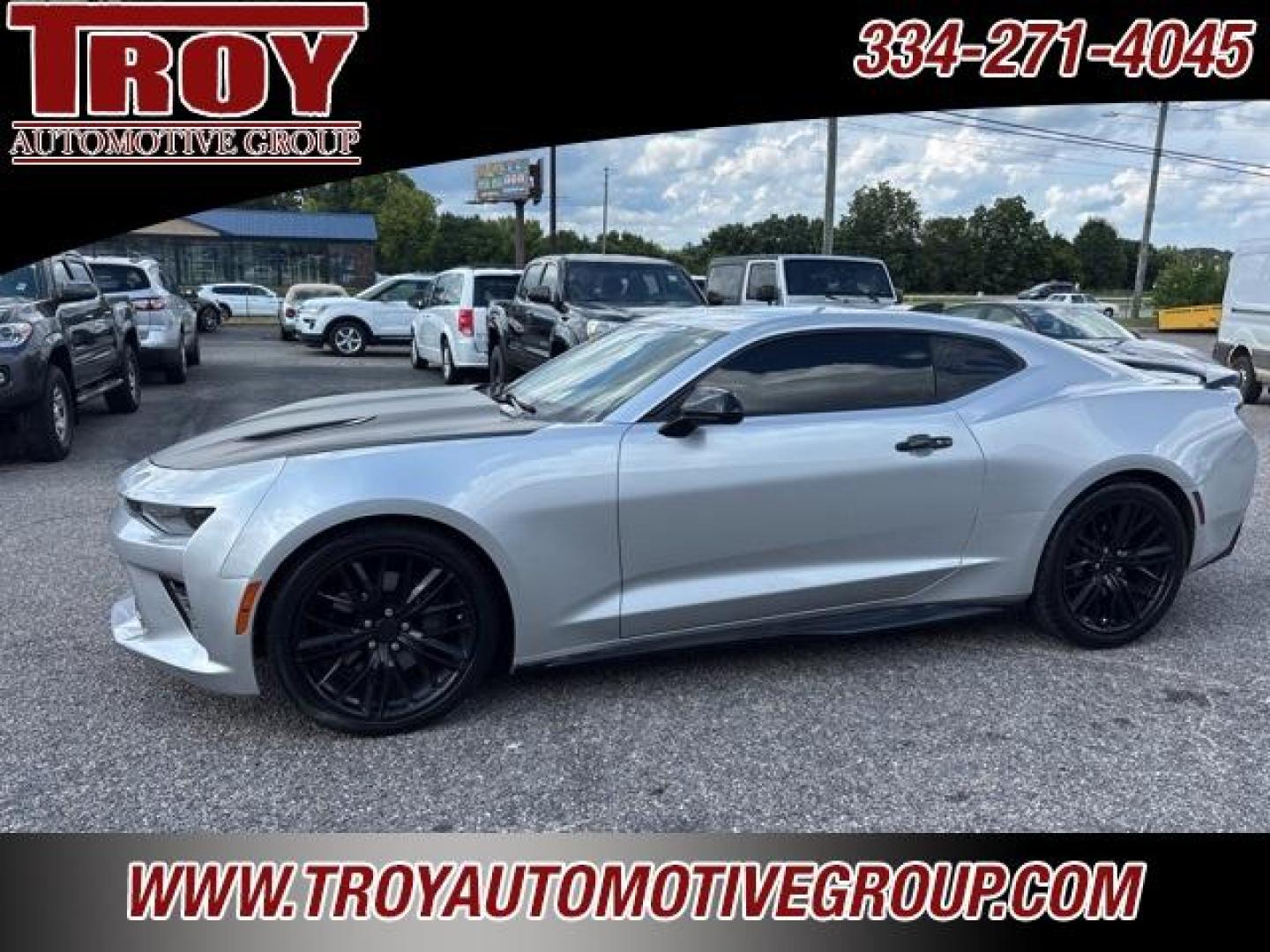 2018 Silver Ice Metallic /Jet Black Chevrolet Camaro SS (1G1FF1R79J0) with an 6.2L V8 engine, Automatic transmission, located at 6812 Atlanta Hwy, Montgomery, AL, 36117, (334) 271-4045, 32.382118, -86.178673 - Priced below KBB Fair Purchase Price!<br><br>Silver Ice Metallic 2018 Chevrolet Camaro SS RWD 1SS 6.2L V8 8-Speed Automatic<br><br>Financing Available---Top Value for Trades.<br><br>17/27 City/Highway MPG<br><br><br>Awards:<br> * JD Power Dependability Study * Car and Driver 10 Best Cars * 2018 - Photo#3