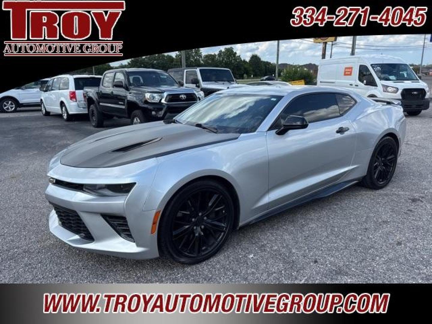 2018 Silver Ice Metallic /Jet Black Chevrolet Camaro SS (1G1FF1R79J0) with an 6.2L V8 engine, Automatic transmission, located at 6812 Atlanta Hwy, Montgomery, AL, 36117, (334) 271-4045, 32.382118, -86.178673 - Priced below KBB Fair Purchase Price!<br><br>Silver Ice Metallic 2018 Chevrolet Camaro SS RWD 1SS 6.2L V8 8-Speed Automatic<br><br>Financing Available---Top Value for Trades.<br><br>17/27 City/Highway MPG<br><br><br>Awards:<br> * JD Power Dependability Study * Car and Driver 10 Best Cars * 2018 - Photo#4
