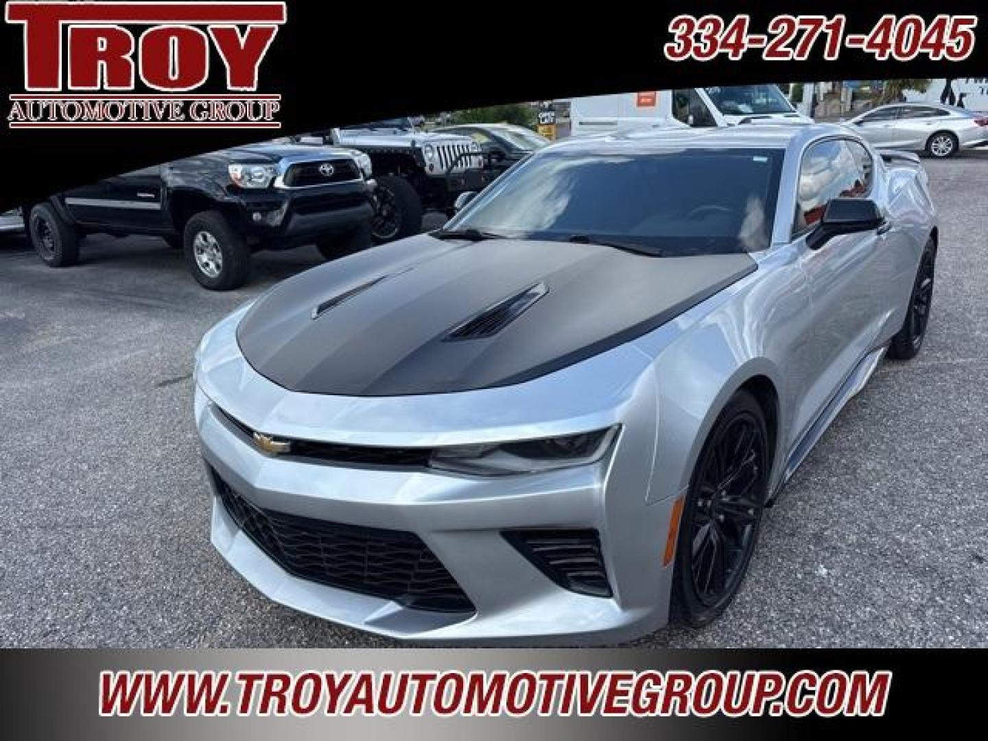 2018 Silver Ice Metallic /Jet Black Chevrolet Camaro SS (1G1FF1R79J0) with an 6.2L V8 engine, Automatic transmission, located at 6812 Atlanta Hwy, Montgomery, AL, 36117, (334) 271-4045, 32.382118, -86.178673 - Priced below KBB Fair Purchase Price!<br><br>Silver Ice Metallic 2018 Chevrolet Camaro SS RWD 1SS 6.2L V8 8-Speed Automatic<br><br>Financing Available---Top Value for Trades.<br><br>17/27 City/Highway MPG<br><br><br>Awards:<br> * JD Power Dependability Study * Car and Driver 10 Best Cars * 2018 - Photo#5