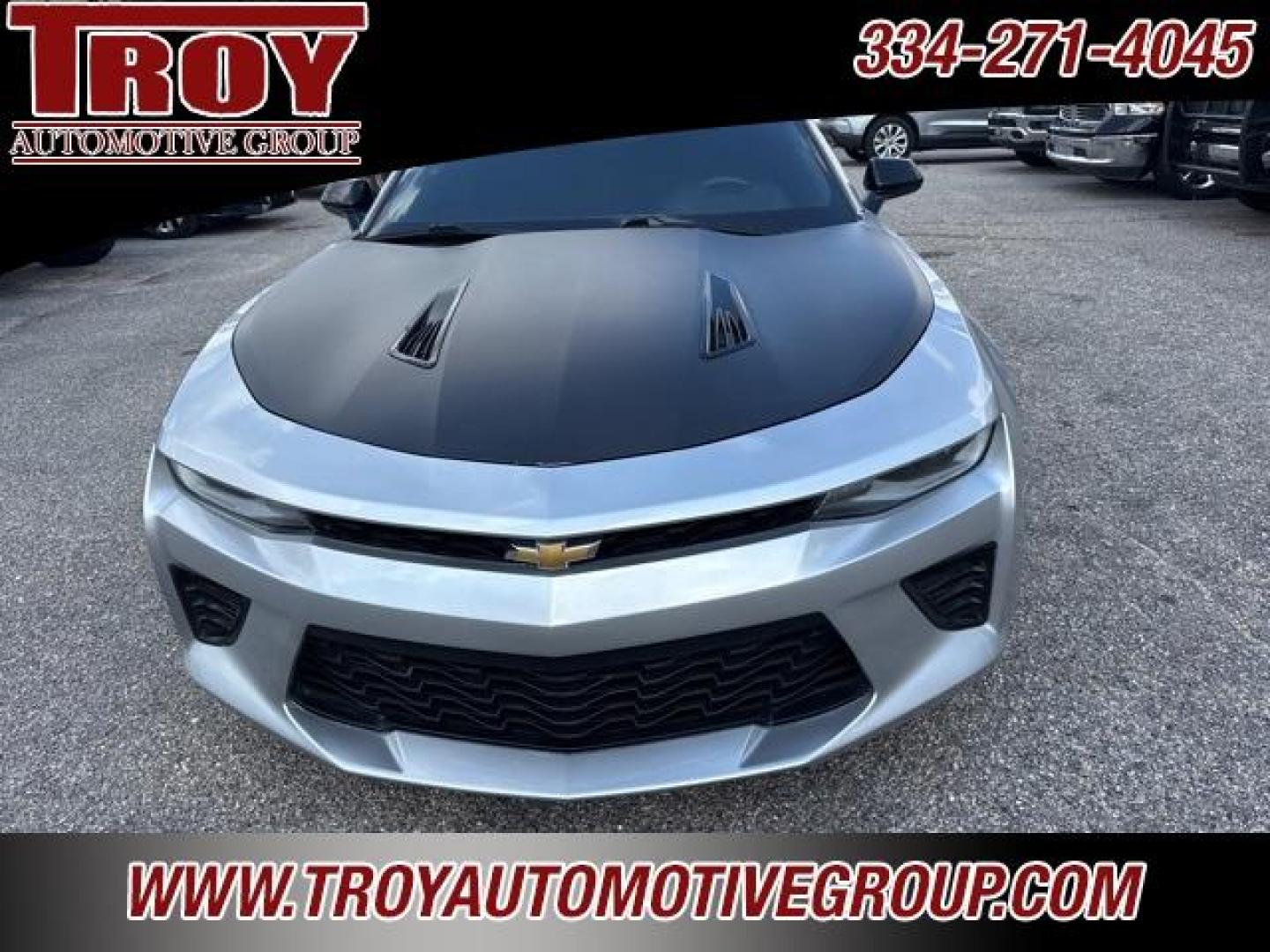 2018 Silver Ice Metallic /Jet Black Chevrolet Camaro SS (1G1FF1R79J0) with an 6.2L V8 engine, Automatic transmission, located at 6812 Atlanta Hwy, Montgomery, AL, 36117, (334) 271-4045, 32.382118, -86.178673 - Priced below KBB Fair Purchase Price!<br><br>Silver Ice Metallic 2018 Chevrolet Camaro SS RWD 1SS 6.2L V8 8-Speed Automatic<br><br>Financing Available---Top Value for Trades.<br><br>17/27 City/Highway MPG<br><br><br>Awards:<br> * JD Power Dependability Study * Car and Driver 10 Best Cars * 2018 - Photo#6