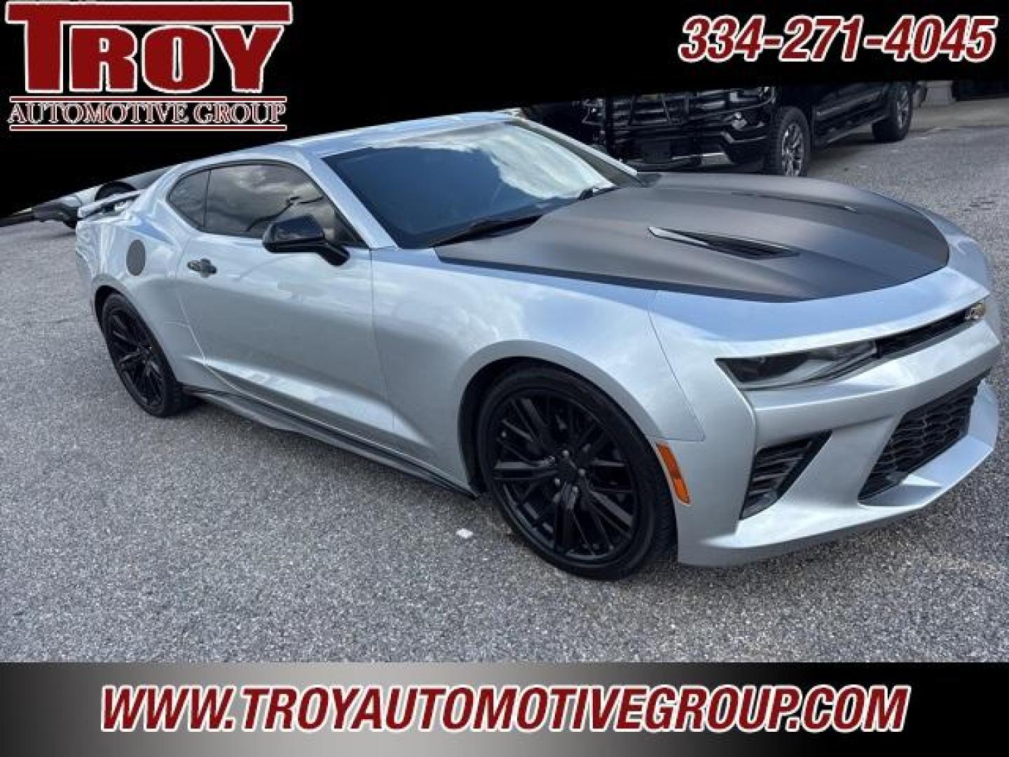 2018 Silver Ice Metallic /Jet Black Chevrolet Camaro SS (1G1FF1R79J0) with an 6.2L V8 engine, Automatic transmission, located at 6812 Atlanta Hwy, Montgomery, AL, 36117, (334) 271-4045, 32.382118, -86.178673 - Priced below KBB Fair Purchase Price!<br><br>Silver Ice Metallic 2018 Chevrolet Camaro SS RWD 1SS 6.2L V8 8-Speed Automatic<br><br>Financing Available---Top Value for Trades.<br><br>17/27 City/Highway MPG<br><br><br>Awards:<br> * JD Power Dependability Study * Car and Driver 10 Best Cars * 2018 - Photo#8