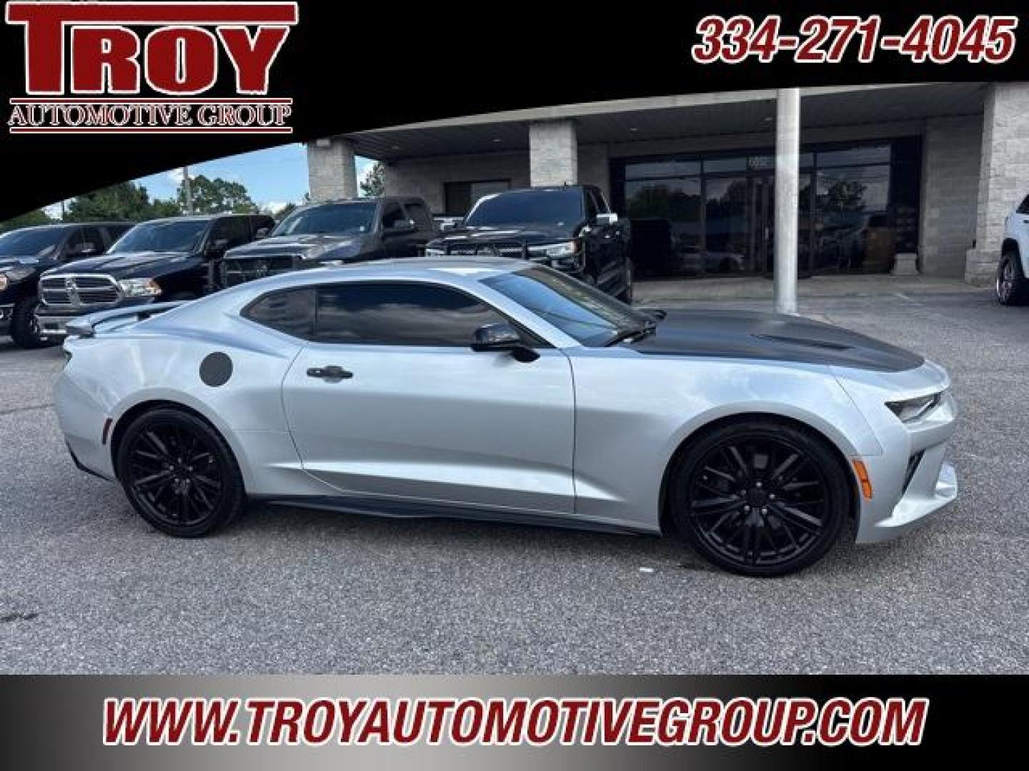 2018 Silver Ice Metallic /Jet Black Chevrolet Camaro SS (1G1FF1R79J0) with an 6.2L V8 engine, Automatic transmission, located at 6812 Atlanta Hwy, Montgomery, AL, 36117, (334) 271-4045, 32.382118, -86.178673 - Priced below KBB Fair Purchase Price!<br><br>Silver Ice Metallic 2018 Chevrolet Camaro SS RWD 1SS 6.2L V8 8-Speed Automatic<br><br>Financing Available---Top Value for Trades.<br><br>17/27 City/Highway MPG<br><br><br>Awards:<br> * JD Power Dependability Study * Car and Driver 10 Best Cars * 2018 - Photo#10