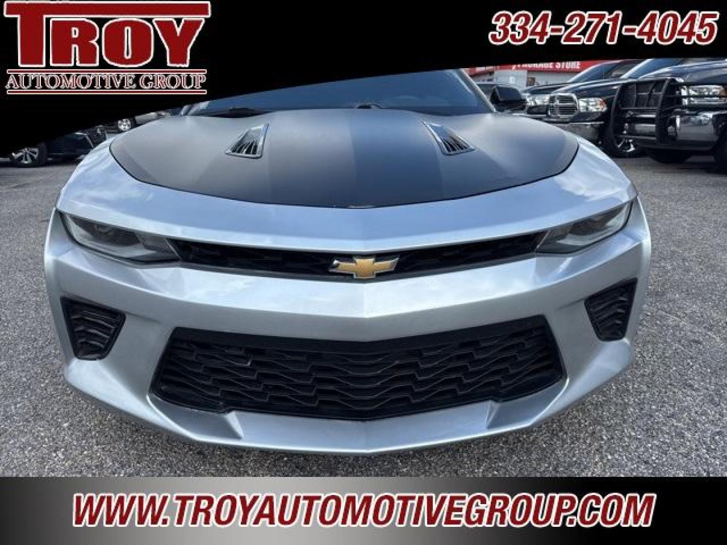 2018 Silver Ice Metallic /Jet Black Chevrolet Camaro SS (1G1FF1R79J0) with an 6.2L V8 engine, Automatic transmission, located at 6812 Atlanta Hwy, Montgomery, AL, 36117, (334) 271-4045, 32.382118, -86.178673 - Priced below KBB Fair Purchase Price!<br><br>Silver Ice Metallic 2018 Chevrolet Camaro SS RWD 1SS 6.2L V8 8-Speed Automatic<br><br>Financing Available---Top Value for Trades.<br><br>17/27 City/Highway MPG<br><br><br>Awards:<br> * JD Power Dependability Study * Car and Driver 10 Best Cars * 2018 - Photo#24