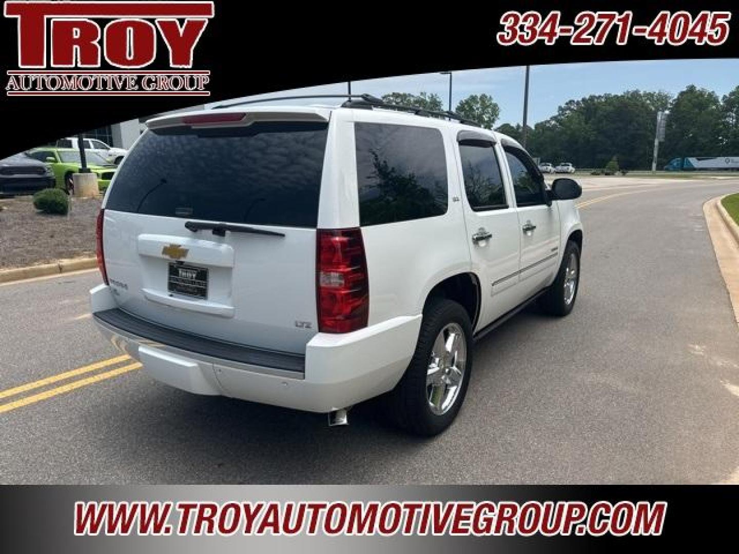 2014 Summit White /Light Cashmere/Dark Cashmere Chevrolet Tahoe LTZ (1GNSKCE04ER) with an Vortec 5.3L V8 SFI Flex Fuel Iron Block engine, Automatic transmission, located at 6812 Atlanta Hwy, Montgomery, AL, 36117, (334) 271-4045, 32.382118, -86.178673 - Summit White 2014 Chevrolet Tahoe LTZ 4WD Vortec 5.3L V8 SFI Flex Fuel Iron Block 6-Speed Automatic Electronic with Overdrive<br><br>Financing Available---Top Value for Trades.<br><br>Odometer is 57620 miles below market average!<br><br><br>Awards:<br> * JD Power Dependability Study * 2014 KBB.co - Photo#4