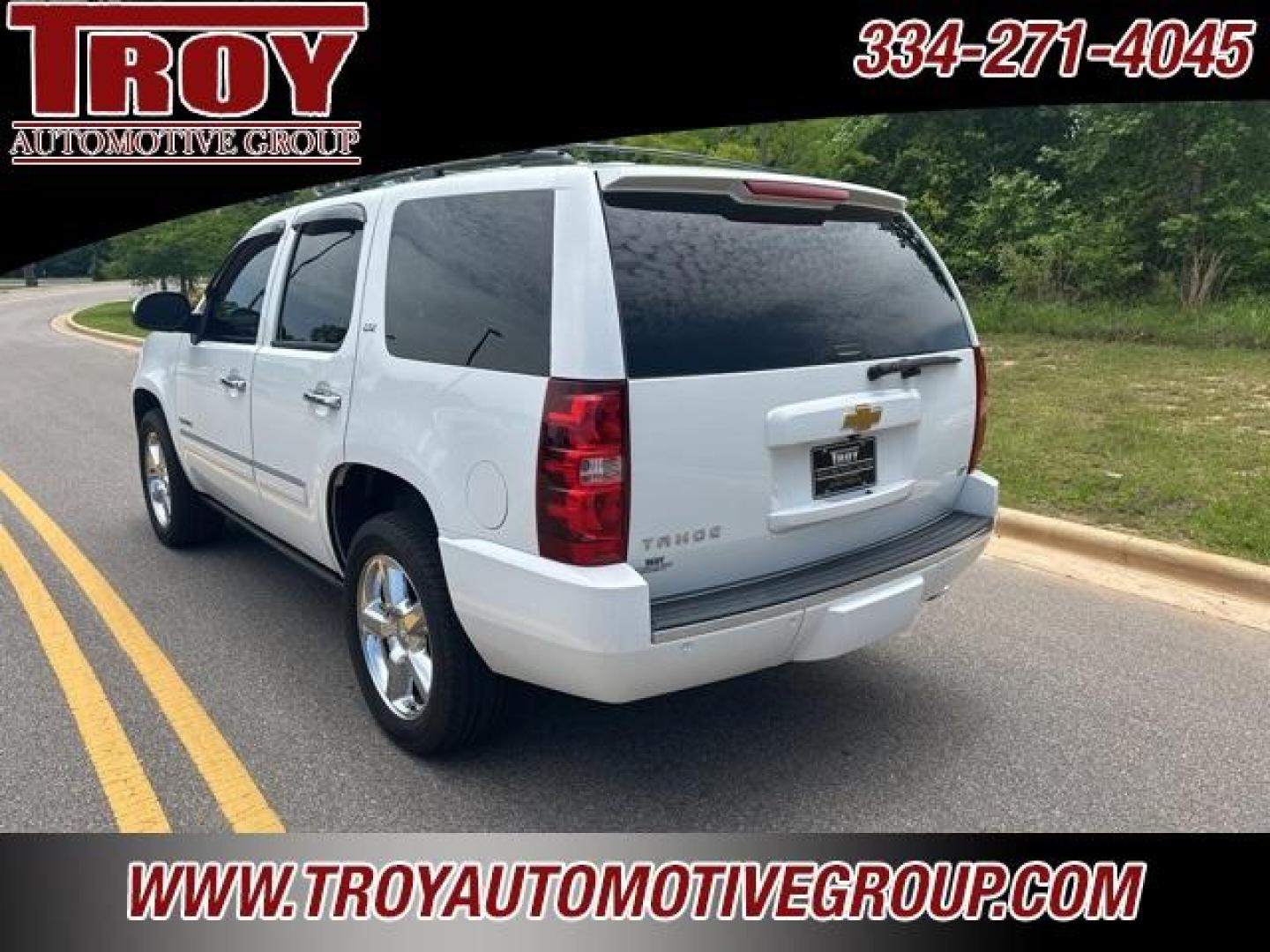 2014 Summit White /Light Cashmere/Dark Cashmere Chevrolet Tahoe LTZ (1GNSKCE04ER) with an Vortec 5.3L V8 SFI Flex Fuel Iron Block engine, Automatic transmission, located at 6812 Atlanta Hwy, Montgomery, AL, 36117, (334) 271-4045, 32.382118, -86.178673 - Summit White 2014 Chevrolet Tahoe LTZ 4WD Vortec 5.3L V8 SFI Flex Fuel Iron Block 6-Speed Automatic Electronic with Overdrive<br><br>Financing Available---Top Value for Trades.<br><br>Odometer is 57620 miles below market average!<br><br><br>Awards:<br> * JD Power Dependability Study * 2014 KBB.co - Photo#6