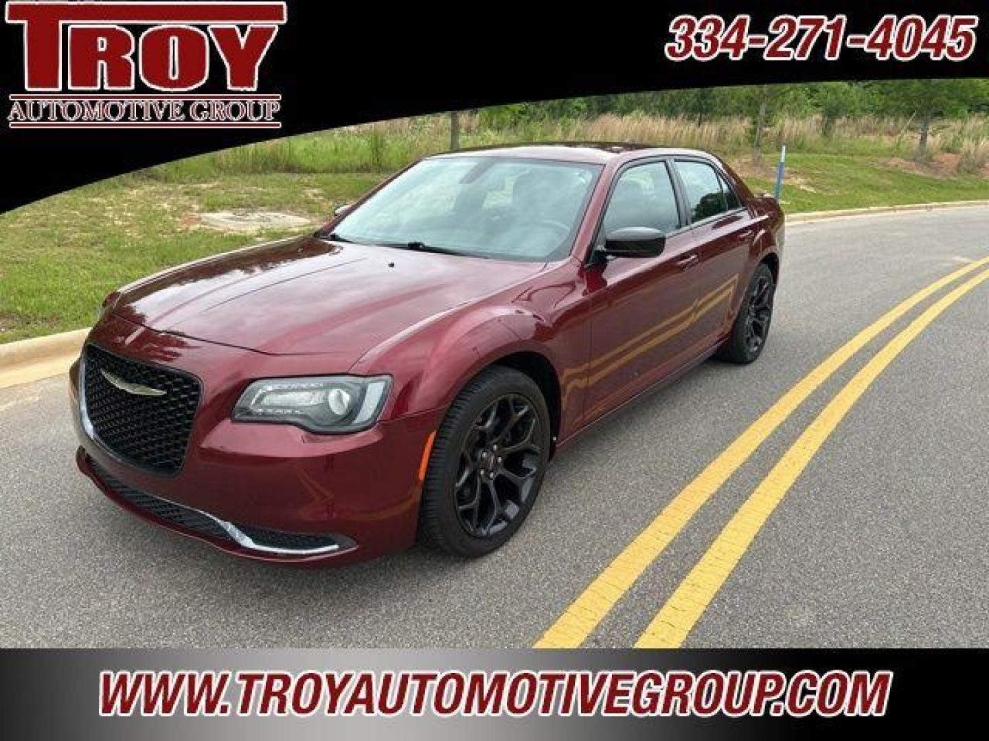 2019 Velvet Red Pearlcoat /Black Chrysler 300 Touring (2C3CCAAGXKH) with an 3.6L 6-Cylinder SMPI DOHC engine, Automatic transmission, located at 6812 Atlanta Hwy, Montgomery, AL, 36117, (334) 271-4045, 32.382118, -86.178673 - Photo#0