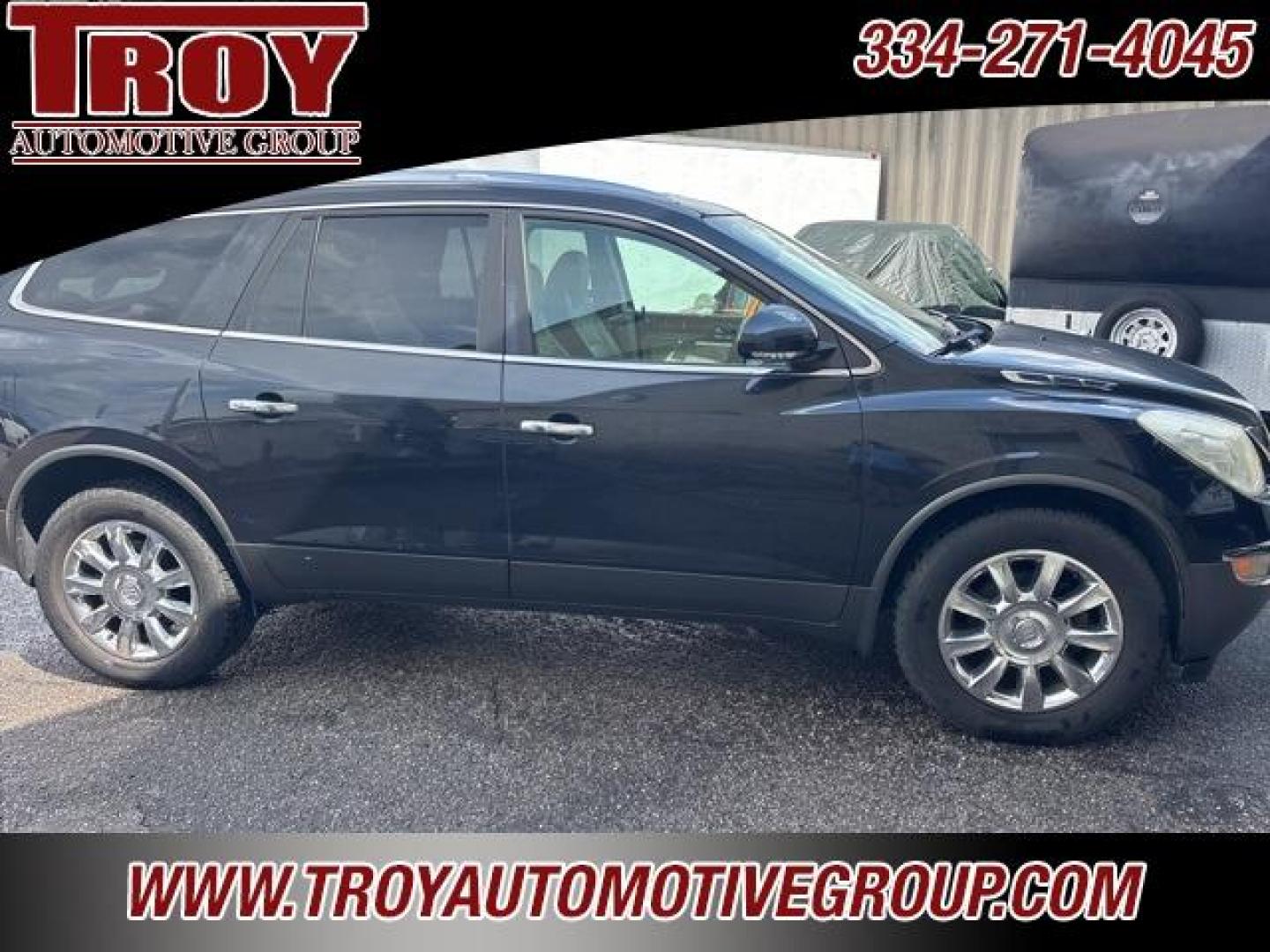 2012 Carbon Black Metallic /Titanium Buick Enclave Leather Group (5GAKRCED5CJ) with an 3.6L V6 SIDI DOHC VVT engine, Automatic transmission, located at 6812 Atlanta Hwy, Montgomery, AL, 36117, (334) 271-4045, 32.382118, -86.178673 - 1-Owner!!<br>Power Sunroof!! - Photo#0