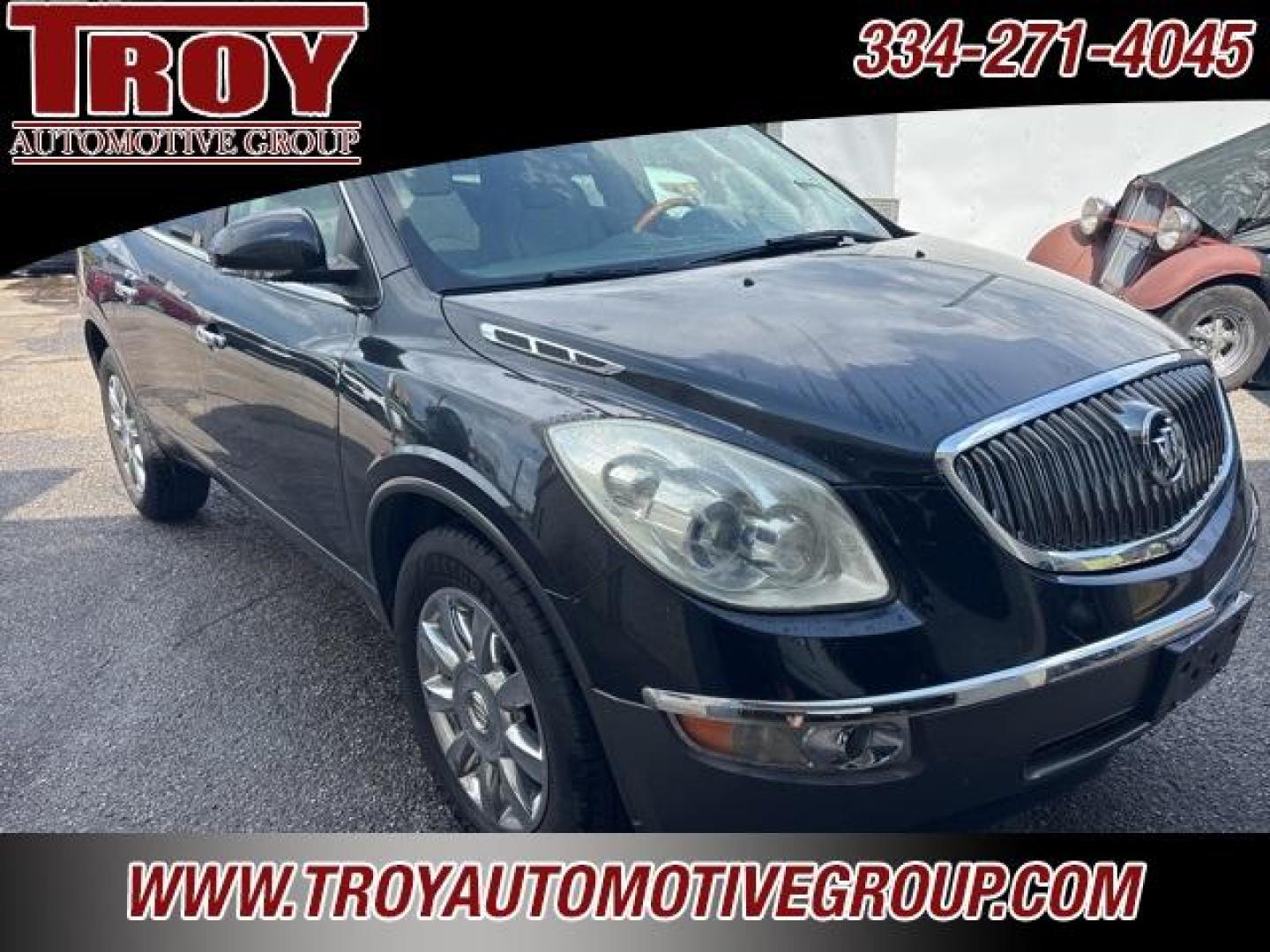 2012 Carbon Black Metallic /Titanium Buick Enclave Leather Group (5GAKRCED5CJ) with an 3.6L V6 SIDI DOHC VVT engine, Automatic transmission, located at 6812 Atlanta Hwy, Montgomery, AL, 36117, (334) 271-4045, 32.382118, -86.178673 - 1-Owner!!<br>Power Sunroof!! - Photo#1