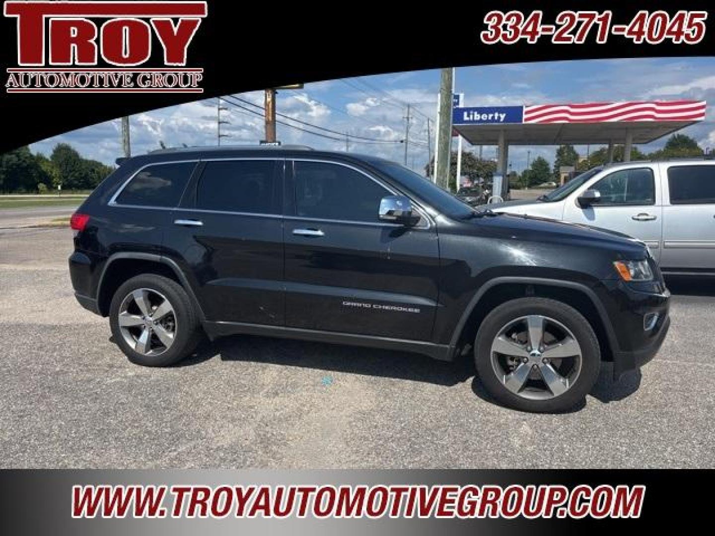 2016 Brilliant Black Crystal Pearlcoat /Black Jeep Grand Cherokee Limited (1C4RJEBG6GC) with an 3.6L V6 24V VVT engine, Automatic transmission, located at 6812 Atlanta Hwy, Montgomery, AL, 36117, (334) 271-4045, 32.382118, -86.178673 - Power Sunroof!!<br>2-Master Remote Keys!!<br>Heated Seats Front and Rear!!<br>Premium 20 Wheels!! - Photo#1