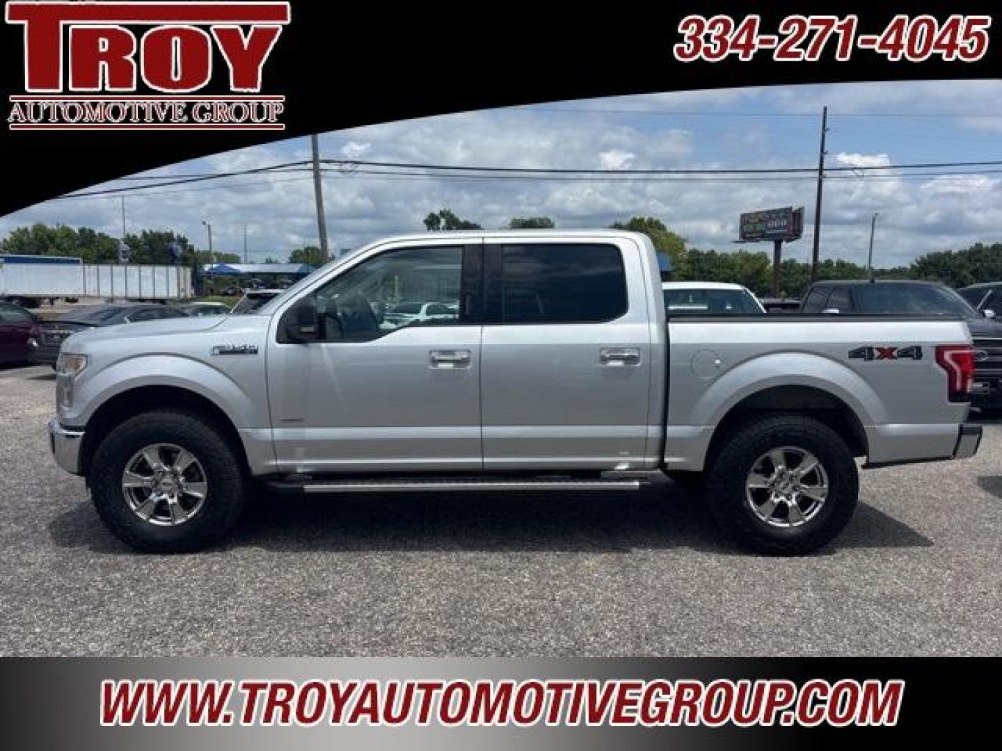 2016 Ingot Silver /Medium Earth Gray Ford F-150 XLT (1FTEW1EG1GF) with an 3.5L V6 engine, Automatic transmission, located at 6812 Atlanta Hwy, Montgomery, AL, 36117, (334) 271-4045, 32.382118, -86.178673 - Leather Interior!!<br>Dual Power Front Seats!!<br>Heated Seats!!<br>Pro Trailer Back Up Camera!!<br>New 35x11.50x18 Tires!! - Photo#0