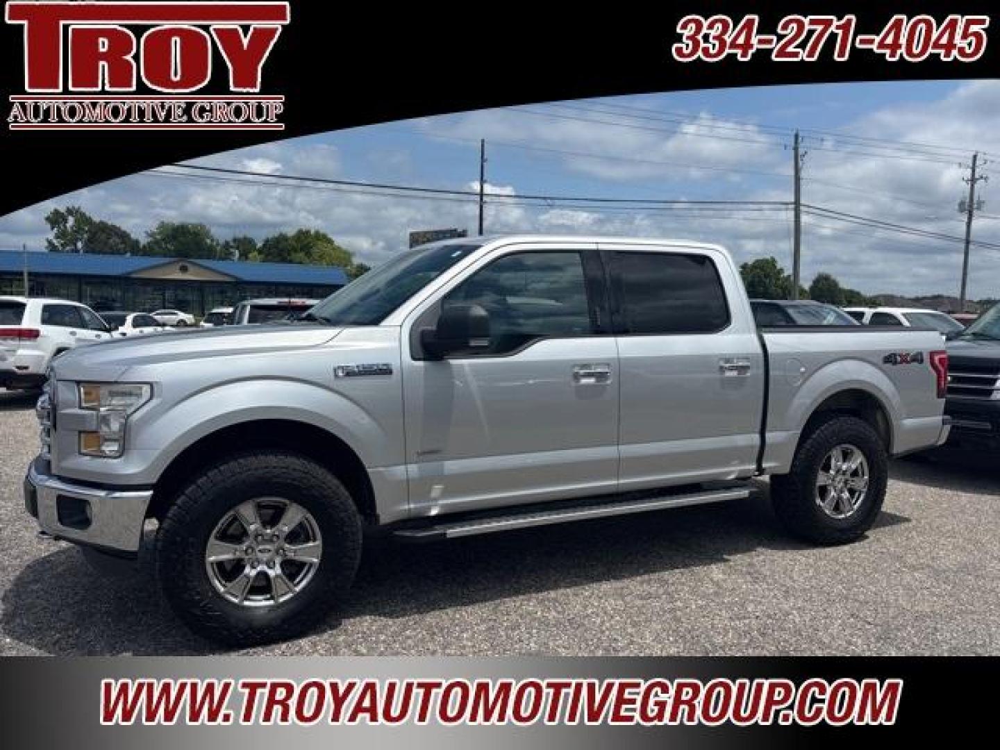 2016 Ingot Silver /Medium Earth Gray Ford F-150 XLT (1FTEW1EG1GF) with an 3.5L V6 engine, Automatic transmission, located at 6812 Atlanta Hwy, Montgomery, AL, 36117, (334) 271-4045, 32.382118, -86.178673 - Leather Interior!!<br>Dual Power Front Seats!!<br>Heated Seats!!<br>Pro Trailer Back Up Camera!!<br>New 35x11.50x18 Tires!! - Photo#2