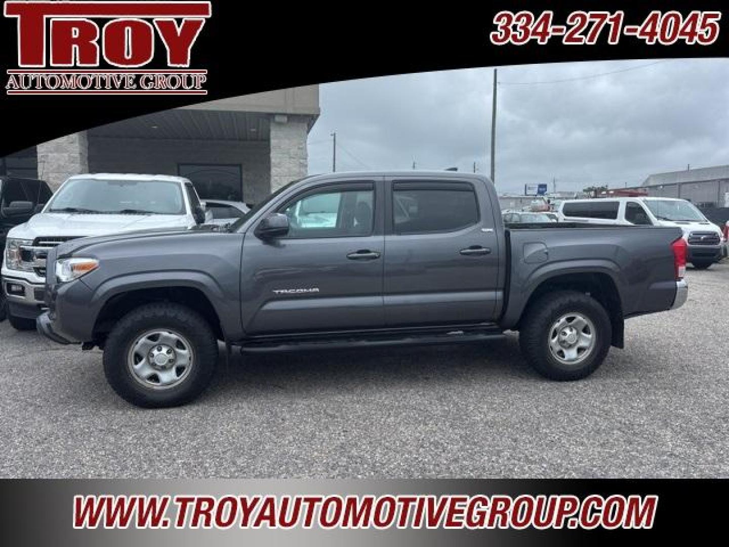 2016 Magnetic Gray Metallic /Graphite Toyota Tacoma SR5 (5TFCZ5ANXGX) with an V6 engine, Automatic transmission, located at 6812 Atlanta Hwy, Montgomery, AL, 36117, (334) 271-4045, 32.382118, -86.178673 - Magnetic Gray Metallic 2016 Toyota Tacoma SR5 4WD V6 6-Speed Automatic<br><br>Financing Available---Top Value for Trades.<br><br><br>Awards:<br> * 2016 KBB.com Best Resale Value Awards * 2016 KBB.com Best Buy Awards Finalist - Photo#0