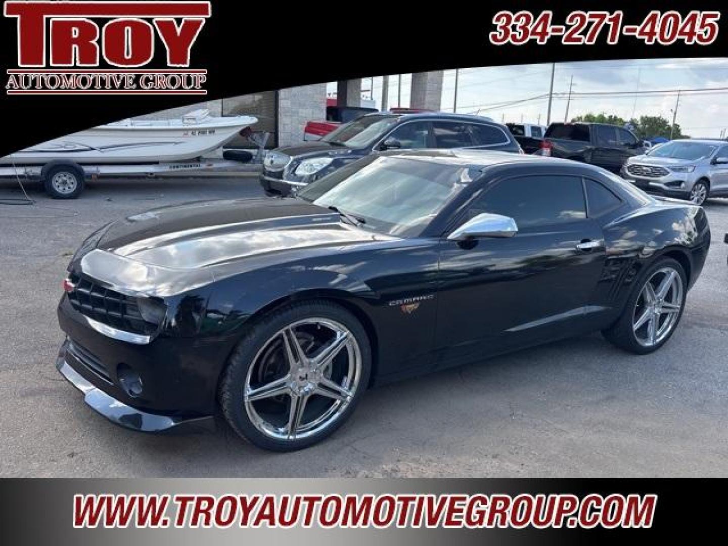 2012 Black /Black Chevrolet Camaro 1LT (2G1FB1E36C9) with an 3.6L V6 DGI DOHC VVT engine, Automatic transmission, located at 6812 Atlanta Hwy, Montgomery, AL, 36117, (334) 271-4045, 32.382118, -86.178673 - Black 2012 Chevrolet Camaro 1LT RWD 3.6L V6 DGI DOHC VVT 6-Speed Automatic with TapShift<br><br>Financing Available---Top Value for Trades.<br><br>Odometer is 40072 miles below market average! 18/29 City/Highway MPG<br><br><br>Awards:<br> * JD Power Dependability Study * 2012 KBB.com 10 Best Road - Photo#1