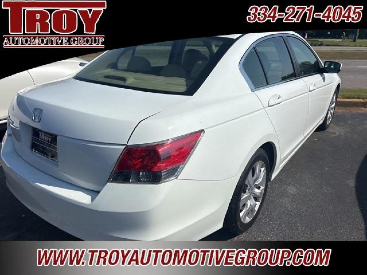 2010 Taffeta White /Ivory Honda Accord EX-L (1HGCP2F85AA) with an 2.4L I4 DOHC i-VTEC 16V engine, Automatic transmission, located at 6812 Atlanta Hwy, Montgomery, AL, 36117, (334) 271-4045, 32.382118, -86.178673 - Recent Arrival!<br><br>Taffeta White 2010 Honda Accord EX-L FWD 2.4 2.4L I4 DOHC i-VTEC 16V 5-Speed Automatic with Overdrive<br><br>Financing Available---Top Value for Trades.<br><br>Odometer is 62036 miles below market average! 21/31 City/Highway MPG<br><br><br>Reviews:<br> * The 2010 Honda Accord - Photo#5