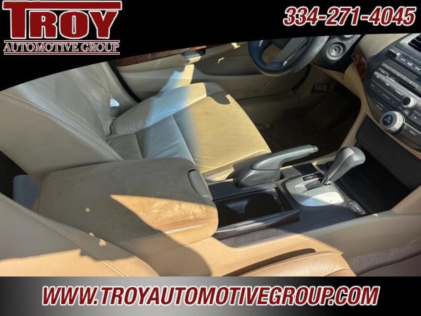 2010 Taffeta White /Ivory Honda Accord EX-L (1HGCP2F85AA) with an 2.4L I4 DOHC i-VTEC 16V engine, Automatic transmission, located at 6812 Atlanta Hwy, Montgomery, AL, 36117, (334) 271-4045, 32.382118, -86.178673 - Recent Arrival!<br><br>Taffeta White 2010 Honda Accord EX-L FWD 2.4 2.4L I4 DOHC i-VTEC 16V 5-Speed Automatic with Overdrive<br><br>Financing Available---Top Value for Trades.<br><br>Odometer is 62036 miles below market average! 21/31 City/Highway MPG<br><br><br>Reviews:<br> * The 2010 Honda Accord - Photo#27