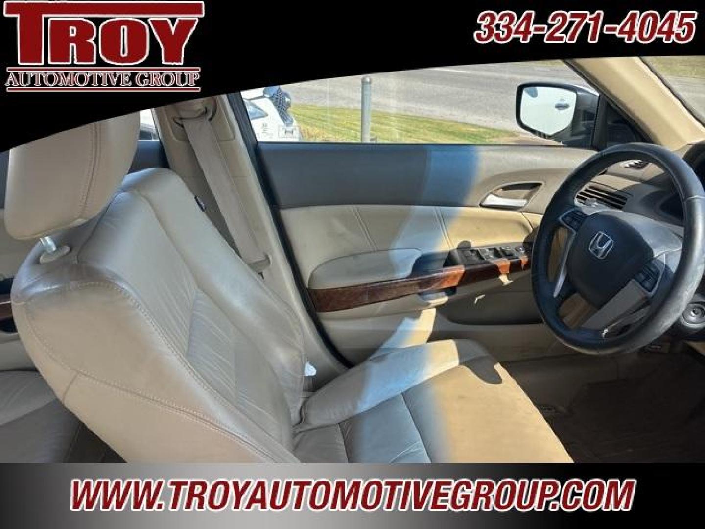 2010 Taffeta White /Ivory Honda Accord EX-L (1HGCP2F85AA) with an 2.4L I4 DOHC i-VTEC 16V engine, Automatic transmission, located at 6812 Atlanta Hwy, Montgomery, AL, 36117, (334) 271-4045, 32.382118, -86.178673 - Recent Arrival!<br><br>Taffeta White 2010 Honda Accord EX-L FWD 2.4 2.4L I4 DOHC i-VTEC 16V 5-Speed Automatic with Overdrive<br><br>Financing Available---Top Value for Trades.<br><br>Odometer is 62036 miles below market average! 21/31 City/Highway MPG<br><br><br>Reviews:<br> * The 2010 Honda Accord - Photo#30