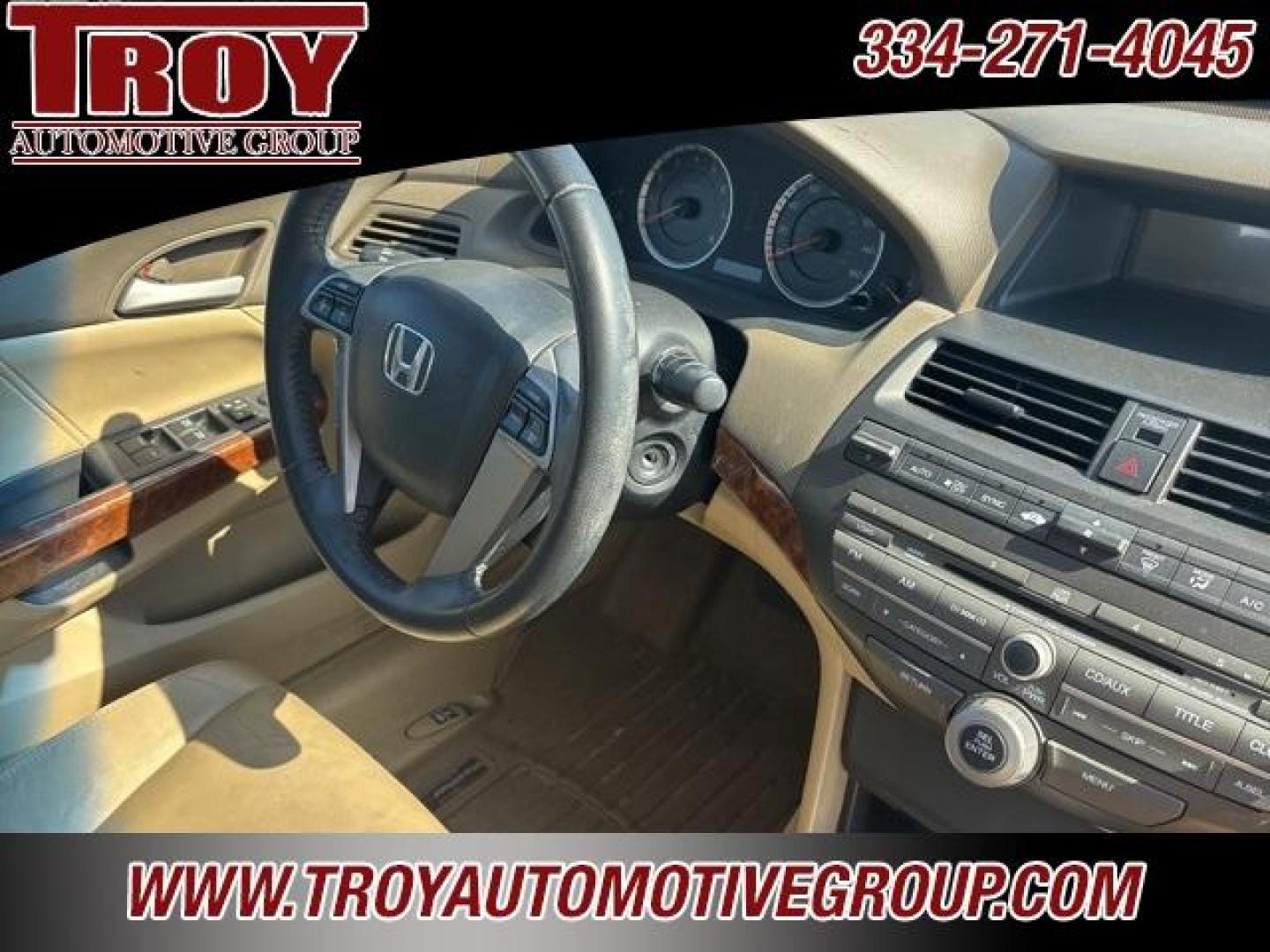 2010 Taffeta White /Ivory Honda Accord EX-L (1HGCP2F85AA) with an 2.4L I4 DOHC i-VTEC 16V engine, Automatic transmission, located at 6812 Atlanta Hwy, Montgomery, AL, 36117, (334) 271-4045, 32.382118, -86.178673 - Recent Arrival!<br><br>Taffeta White 2010 Honda Accord EX-L FWD 2.4 2.4L I4 DOHC i-VTEC 16V 5-Speed Automatic with Overdrive<br><br>Financing Available---Top Value for Trades.<br><br>Odometer is 62036 miles below market average! 21/31 City/Highway MPG<br><br><br>Reviews:<br> * The 2010 Honda Accord - Photo#34