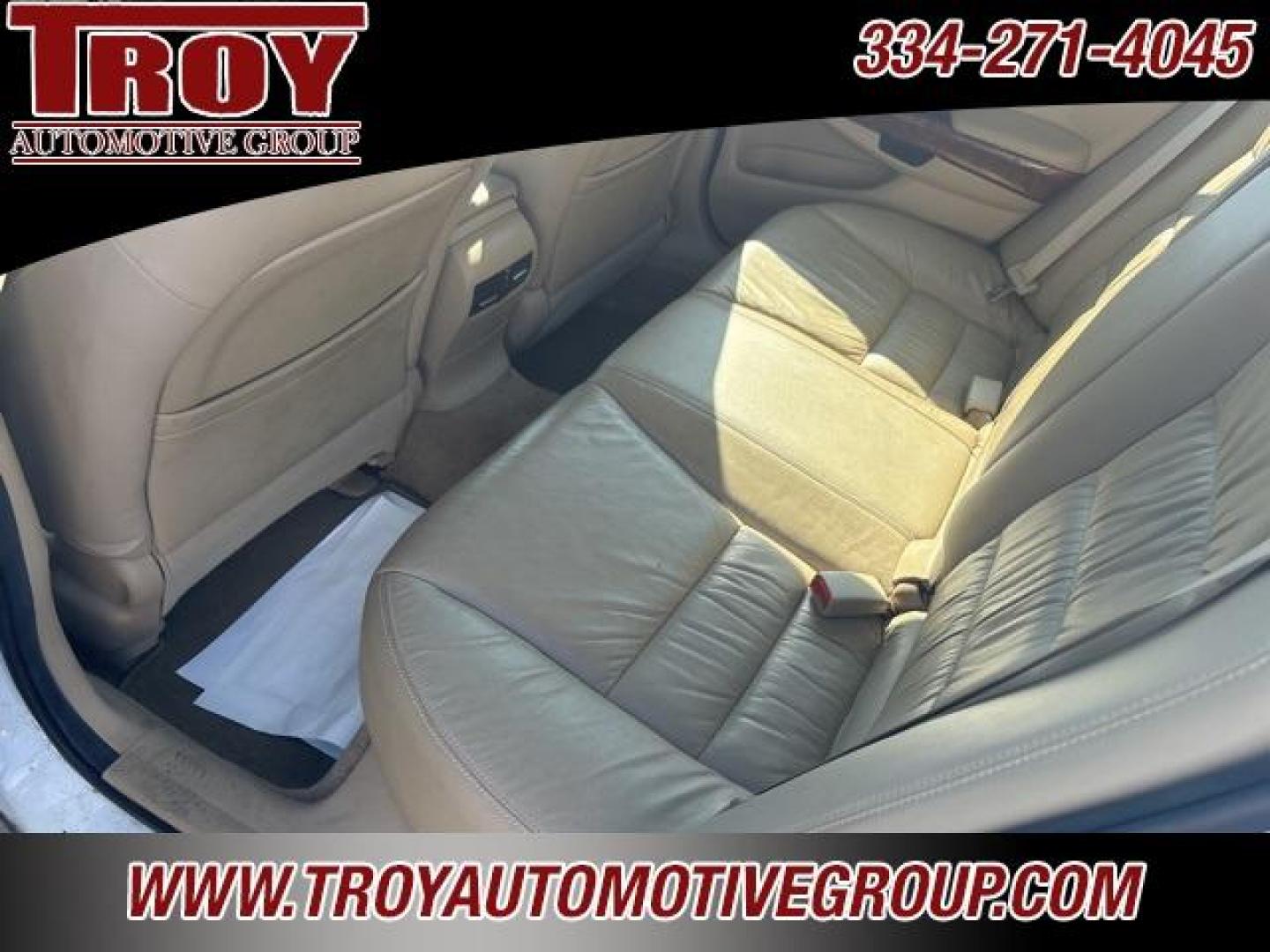 2010 Taffeta White /Ivory Honda Accord EX-L (1HGCP2F85AA) with an 2.4L I4 DOHC i-VTEC 16V engine, Automatic transmission, located at 6812 Atlanta Hwy, Montgomery, AL, 36117, (334) 271-4045, 32.382118, -86.178673 - Recent Arrival!<br><br>Taffeta White 2010 Honda Accord EX-L FWD 2.4 2.4L I4 DOHC i-VTEC 16V 5-Speed Automatic with Overdrive<br><br>Financing Available---Top Value for Trades.<br><br>Odometer is 62036 miles below market average! 21/31 City/Highway MPG<br><br><br>Reviews:<br> * The 2010 Honda Accord - Photo#35