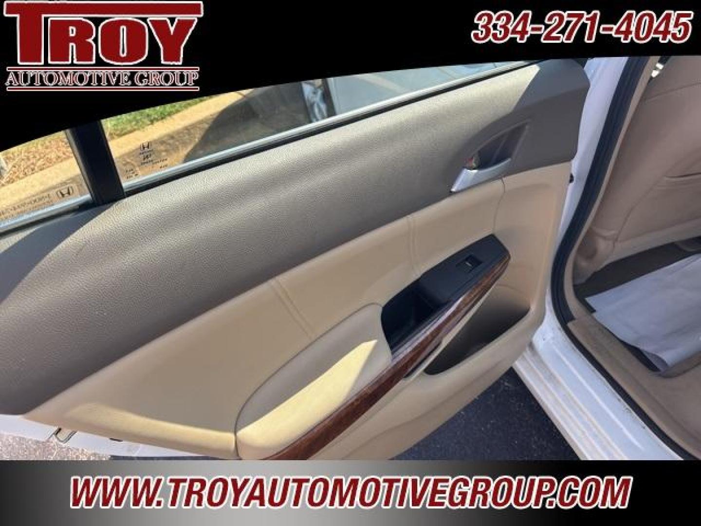 2010 Taffeta White /Ivory Honda Accord EX-L (1HGCP2F85AA) with an 2.4L I4 DOHC i-VTEC 16V engine, Automatic transmission, located at 6812 Atlanta Hwy, Montgomery, AL, 36117, (334) 271-4045, 32.382118, -86.178673 - Recent Arrival!<br><br>Taffeta White 2010 Honda Accord EX-L FWD 2.4 2.4L I4 DOHC i-VTEC 16V 5-Speed Automatic with Overdrive<br><br>Financing Available---Top Value for Trades.<br><br>Odometer is 62036 miles below market average! 21/31 City/Highway MPG<br><br><br>Reviews:<br> * The 2010 Honda Accord - Photo#36