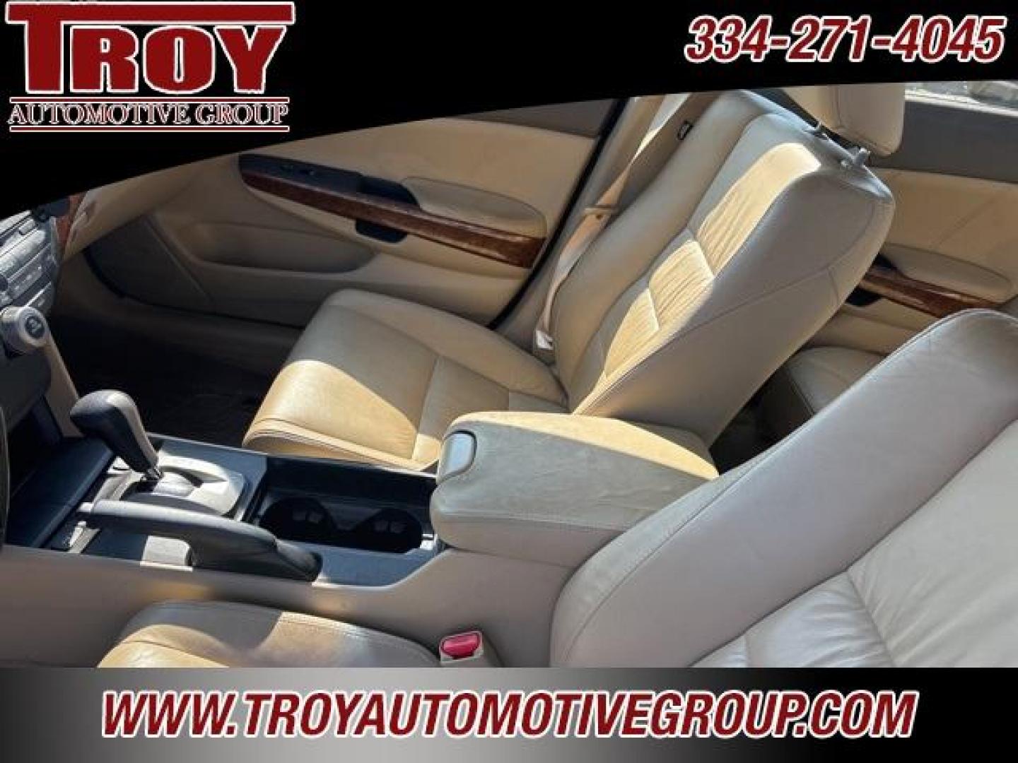 2010 Taffeta White /Ivory Honda Accord EX-L (1HGCP2F85AA) with an 2.4L I4 DOHC i-VTEC 16V engine, Automatic transmission, located at 6812 Atlanta Hwy, Montgomery, AL, 36117, (334) 271-4045, 32.382118, -86.178673 - Recent Arrival!<br><br>Taffeta White 2010 Honda Accord EX-L FWD 2.4 2.4L I4 DOHC i-VTEC 16V 5-Speed Automatic with Overdrive<br><br>Financing Available---Top Value for Trades.<br><br>Odometer is 62036 miles below market average! 21/31 City/Highway MPG<br><br><br>Reviews:<br> * The 2010 Honda Accord - Photo#40