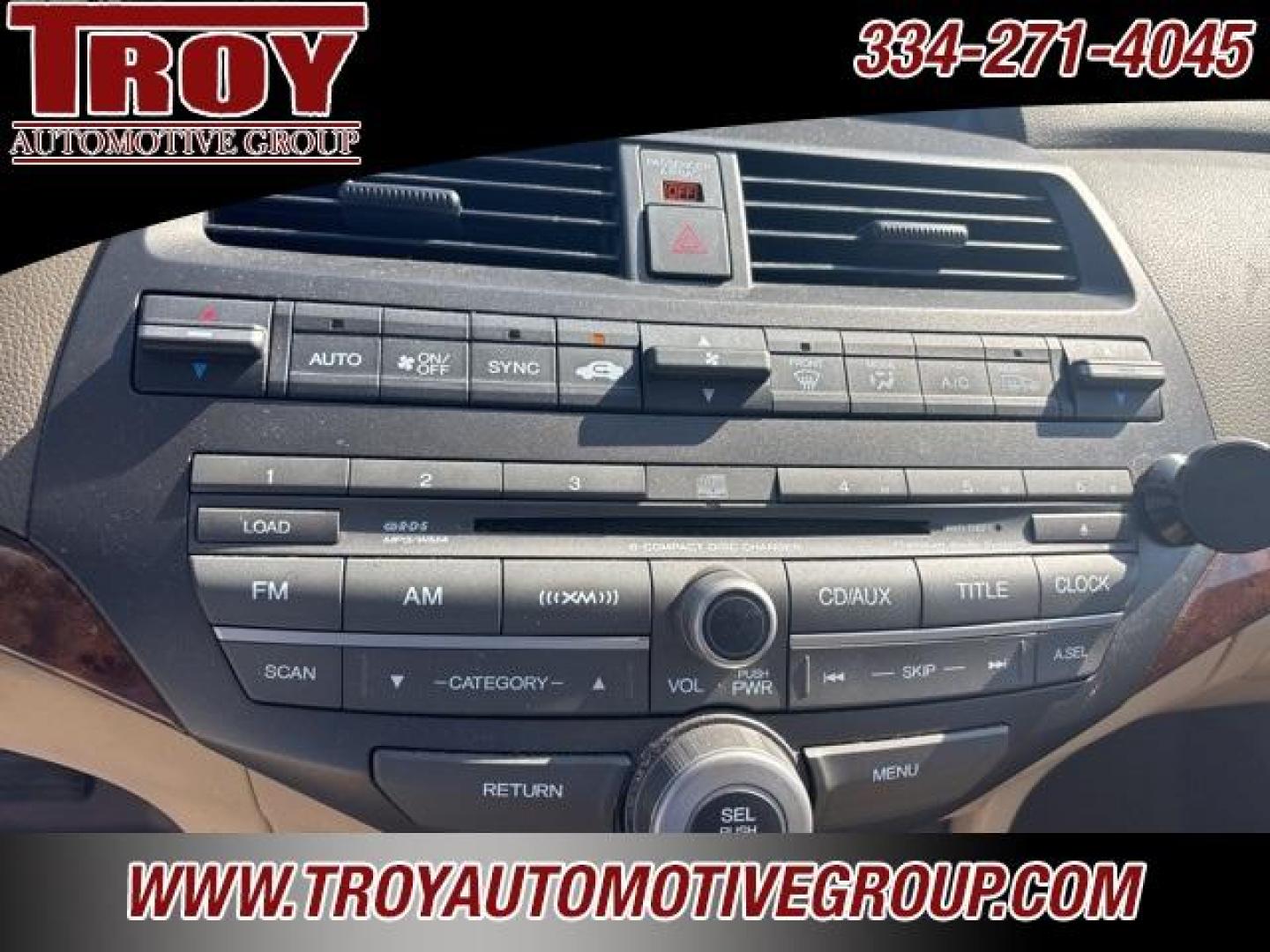 2010 Taffeta White /Ivory Honda Accord EX-L (1HGCP2F85AA) with an 2.4L I4 DOHC i-VTEC 16V engine, Automatic transmission, located at 6812 Atlanta Hwy, Montgomery, AL, 36117, (334) 271-4045, 32.382118, -86.178673 - Recent Arrival!<br><br>Taffeta White 2010 Honda Accord EX-L FWD 2.4 2.4L I4 DOHC i-VTEC 16V 5-Speed Automatic with Overdrive<br><br>Financing Available---Top Value for Trades.<br><br>Odometer is 62036 miles below market average! 21/31 City/Highway MPG<br><br><br>Reviews:<br> * The 2010 Honda Accord - Photo#42