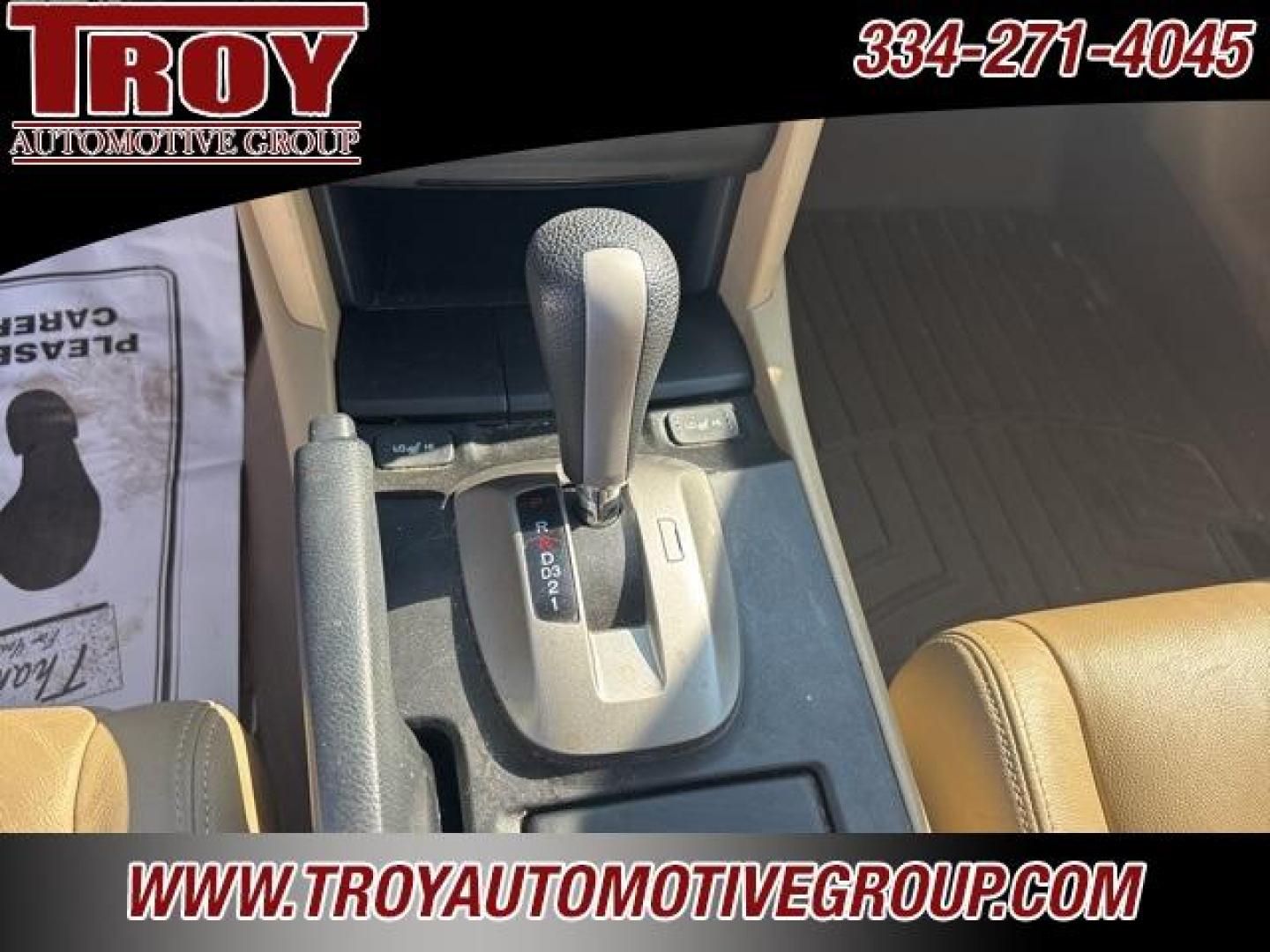 2010 Taffeta White /Ivory Honda Accord EX-L (1HGCP2F85AA) with an 2.4L I4 DOHC i-VTEC 16V engine, Automatic transmission, located at 6812 Atlanta Hwy, Montgomery, AL, 36117, (334) 271-4045, 32.382118, -86.178673 - Recent Arrival!<br><br>Taffeta White 2010 Honda Accord EX-L FWD 2.4 2.4L I4 DOHC i-VTEC 16V 5-Speed Automatic with Overdrive<br><br>Financing Available---Top Value for Trades.<br><br>Odometer is 62036 miles below market average! 21/31 City/Highway MPG<br><br><br>Reviews:<br> * The 2010 Honda Accord - Photo#44
