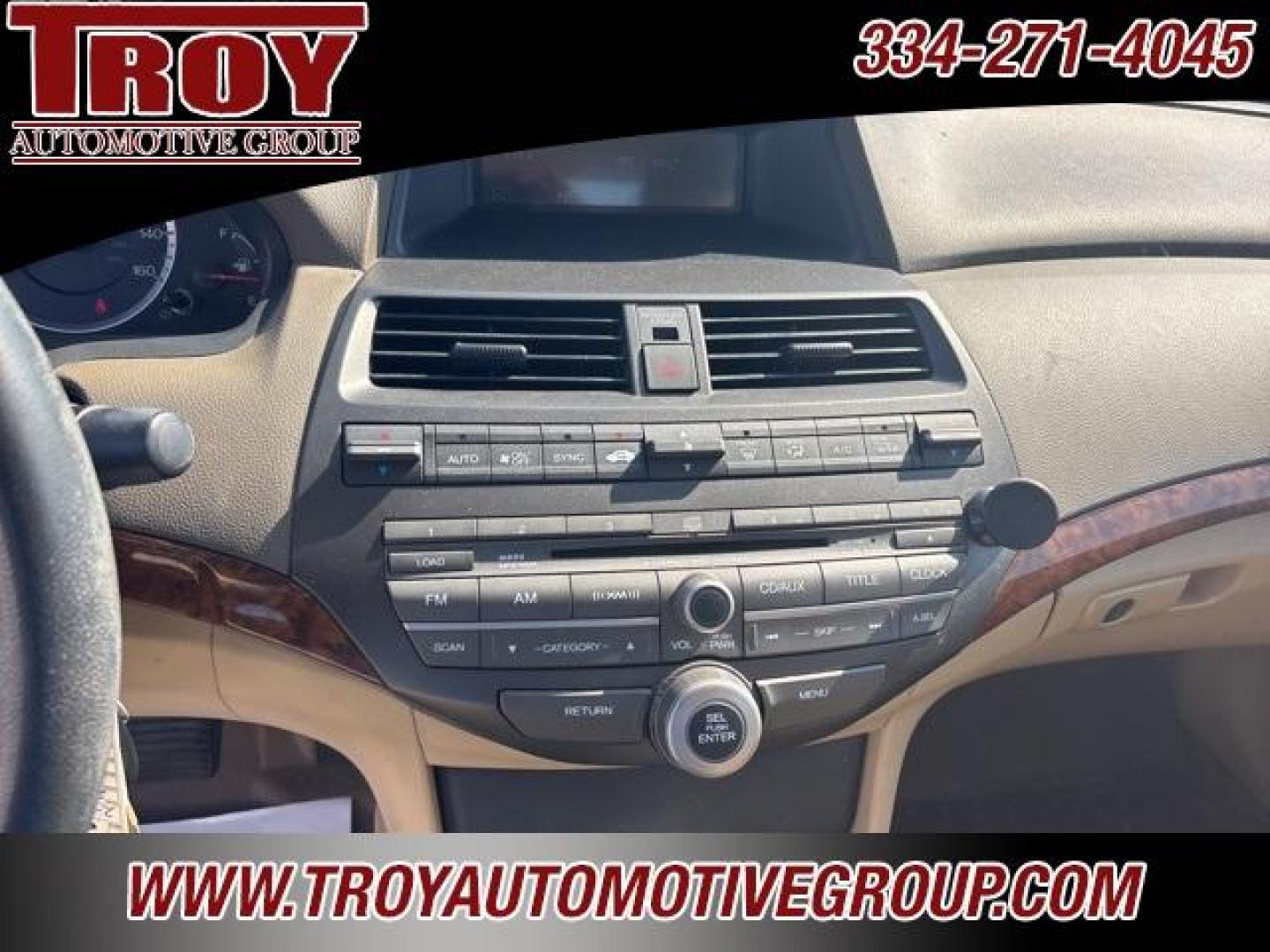 2010 Taffeta White /Ivory Honda Accord EX-L (1HGCP2F85AA) with an 2.4L I4 DOHC i-VTEC 16V engine, Automatic transmission, located at 6812 Atlanta Hwy, Montgomery, AL, 36117, (334) 271-4045, 32.382118, -86.178673 - Recent Arrival!<br><br>Taffeta White 2010 Honda Accord EX-L FWD 2.4 2.4L I4 DOHC i-VTEC 16V 5-Speed Automatic with Overdrive<br><br>Financing Available---Top Value for Trades.<br><br>Odometer is 62036 miles below market average! 21/31 City/Highway MPG<br><br><br>Reviews:<br> * The 2010 Honda Accord - Photo#45