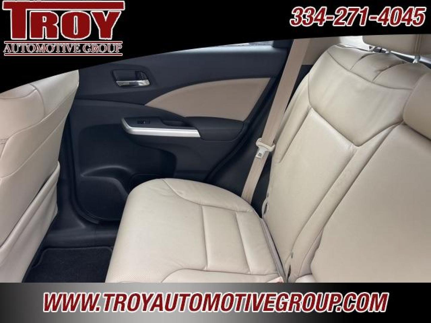 2016 Obsidian Blue Pearl /Beige Honda CR-V Touring (5J6RM4H96GL) with an 2.4L I4 DOHC 16V i-VTEC engine, CVT transmission, located at 6812 Atlanta Hwy, Montgomery, AL, 36117, (334) 271-4045, 32.382118, -86.178673 - Priced below KBB Fair Purchase Price!<br><br>Obsidian Blue Pearl 2016 Honda CR-V Touring AWD 2.4L I4 DOHC 16V i-VTEC CVT<br><br>Financing Available---Top Value for Trades.<br><br>25/31 City/Highway MPG<br><br><br>Awards:<br> * 2016 IIHS Top Safety Pick+ (With Touring Model) * 2016 KBB.com Brand I - Photo#22