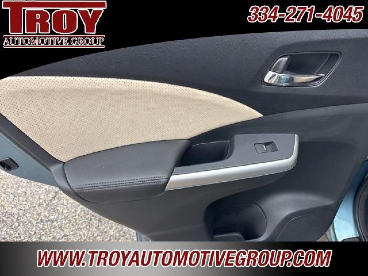 2016 Obsidian Blue Pearl /Beige Honda CR-V Touring (5J6RM4H96GL) with an 2.4L I4 DOHC 16V i-VTEC engine, CVT transmission, located at 6812 Atlanta Hwy, Montgomery, AL, 36117, (334) 271-4045, 32.382118, -86.178673 - Priced below KBB Fair Purchase Price!<br><br>Obsidian Blue Pearl 2016 Honda CR-V Touring AWD 2.4L I4 DOHC 16V i-VTEC CVT<br><br>Financing Available---Top Value for Trades.<br><br>25/31 City/Highway MPG<br><br><br>Awards:<br> * 2016 IIHS Top Safety Pick+ (With Touring Model) * 2016 KBB.com Brand I - Photo#23