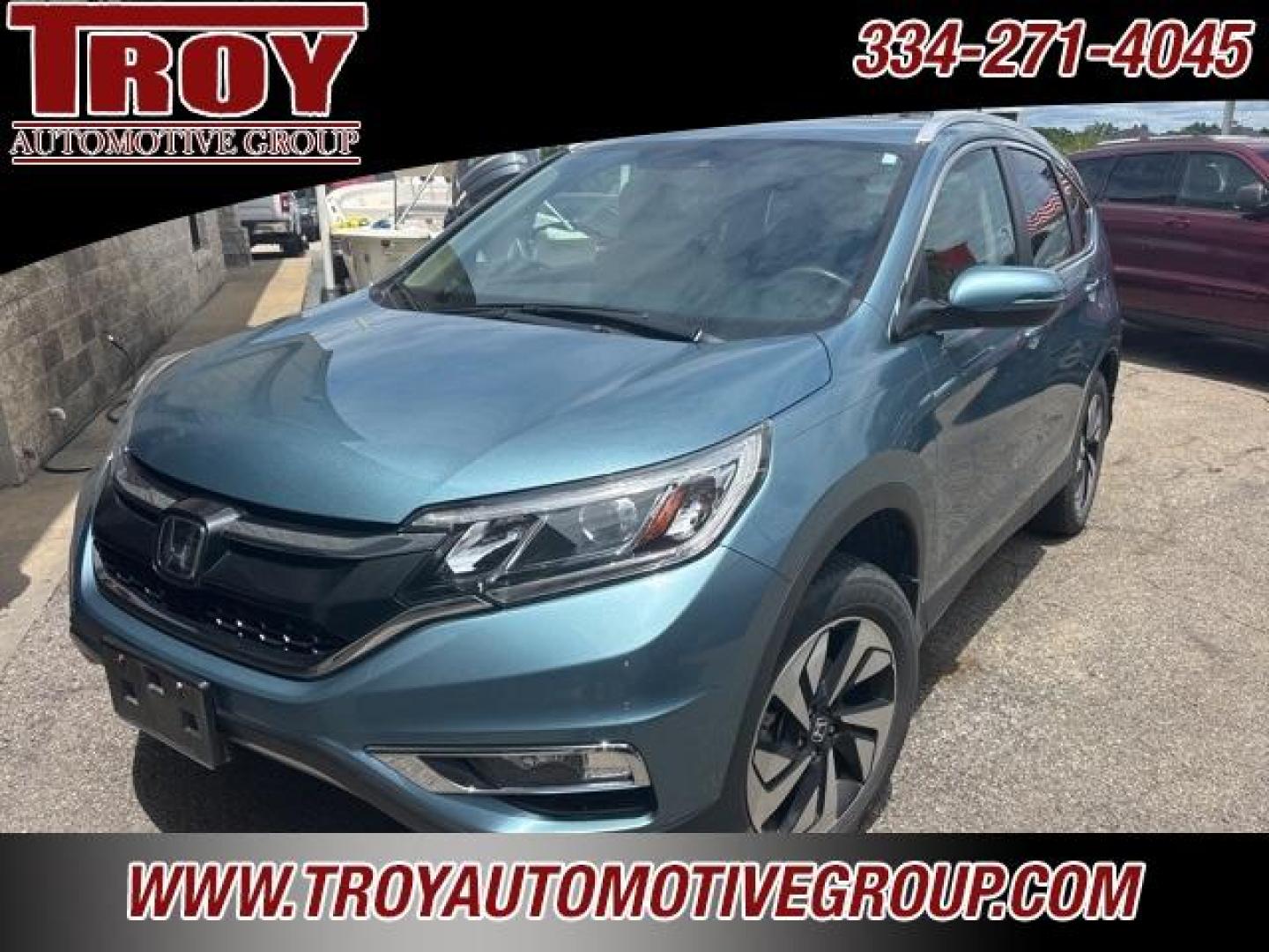 2016 Obsidian Blue Pearl /Beige Honda CR-V Touring (5J6RM4H96GL) with an 2.4L I4 DOHC 16V i-VTEC engine, CVT transmission, located at 6812 Atlanta Hwy, Montgomery, AL, 36117, (334) 271-4045, 32.382118, -86.178673 - Priced below KBB Fair Purchase Price!<br><br>Obsidian Blue Pearl 2016 Honda CR-V Touring AWD 2.4L I4 DOHC 16V i-VTEC CVT<br><br>Financing Available---Top Value for Trades.<br><br>25/31 City/Highway MPG<br><br><br>Awards:<br> * 2016 IIHS Top Safety Pick+ (With Touring Model) * 2016 KBB.com Brand I - Photo#31