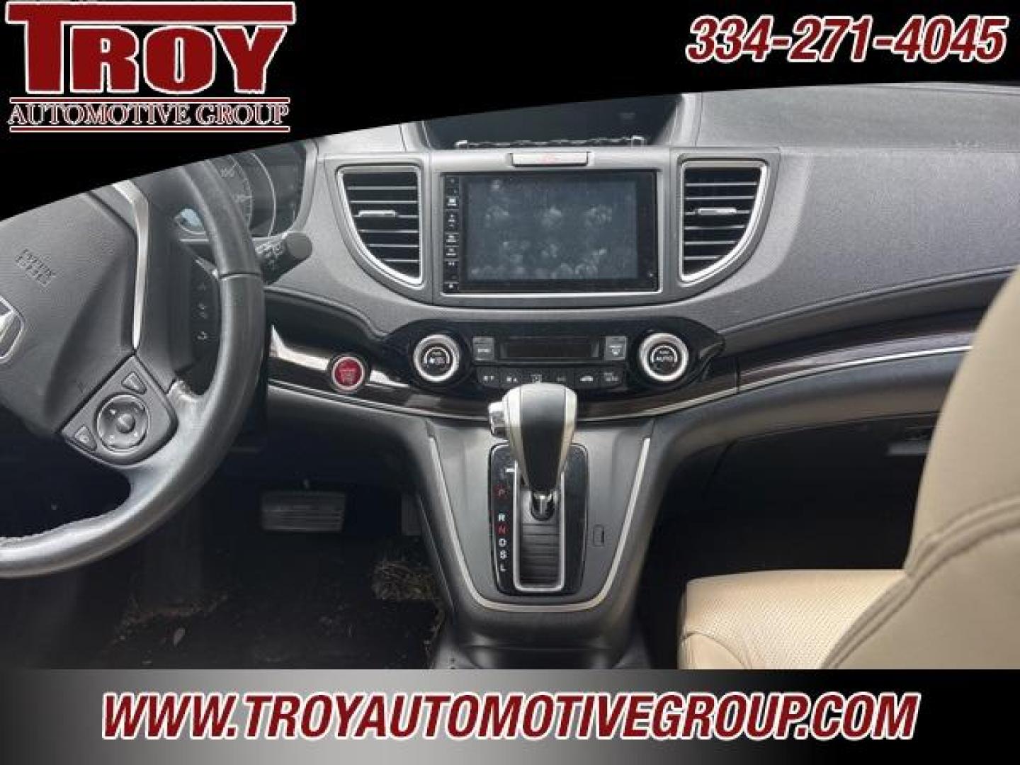 2016 Obsidian Blue Pearl /Beige Honda CR-V Touring (5J6RM4H96GL) with an 2.4L I4 DOHC 16V i-VTEC engine, CVT transmission, located at 6812 Atlanta Hwy, Montgomery, AL, 36117, (334) 271-4045, 32.382118, -86.178673 - Priced below KBB Fair Purchase Price!<br><br>Obsidian Blue Pearl 2016 Honda CR-V Touring AWD 2.4L I4 DOHC 16V i-VTEC CVT<br><br>Financing Available---Top Value for Trades.<br><br>25/31 City/Highway MPG<br><br><br>Awards:<br> * 2016 IIHS Top Safety Pick+ (With Touring Model) * 2016 KBB.com Brand I - Photo#43