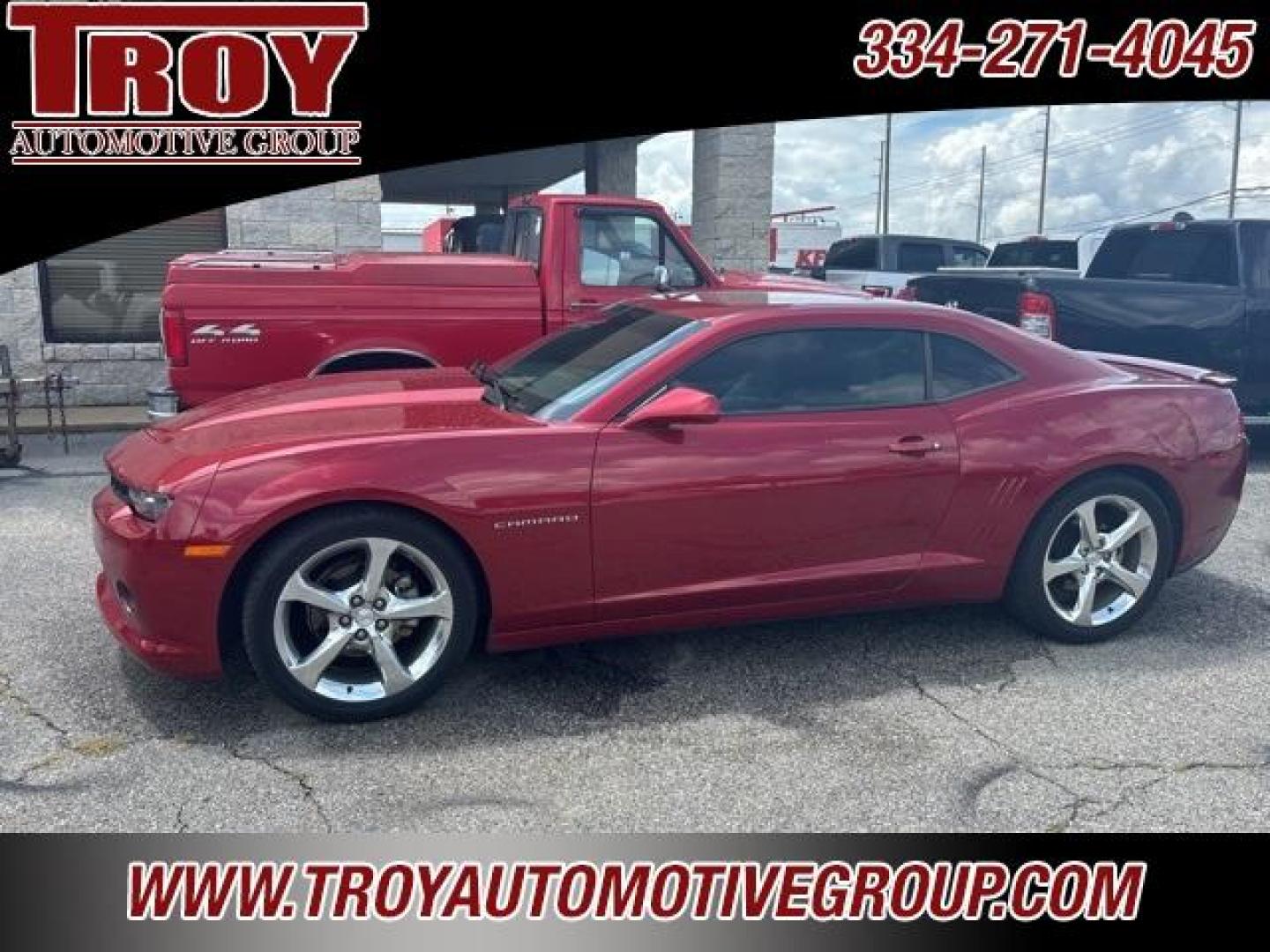 2014 Crystal Red Tintcoat /Beige Chevrolet Camaro 1LT (2G1FB1E36E9) with an 3.6L V6 DGI DOHC VVT engine, Automatic transmission, located at 6812 Atlanta Hwy, Montgomery, AL, 36117, (334) 271-4045, 32.382118, -86.178673 - RS Package!!<br>Power Sunroof!!<br>Premium 20 Wheels!! - Photo#3