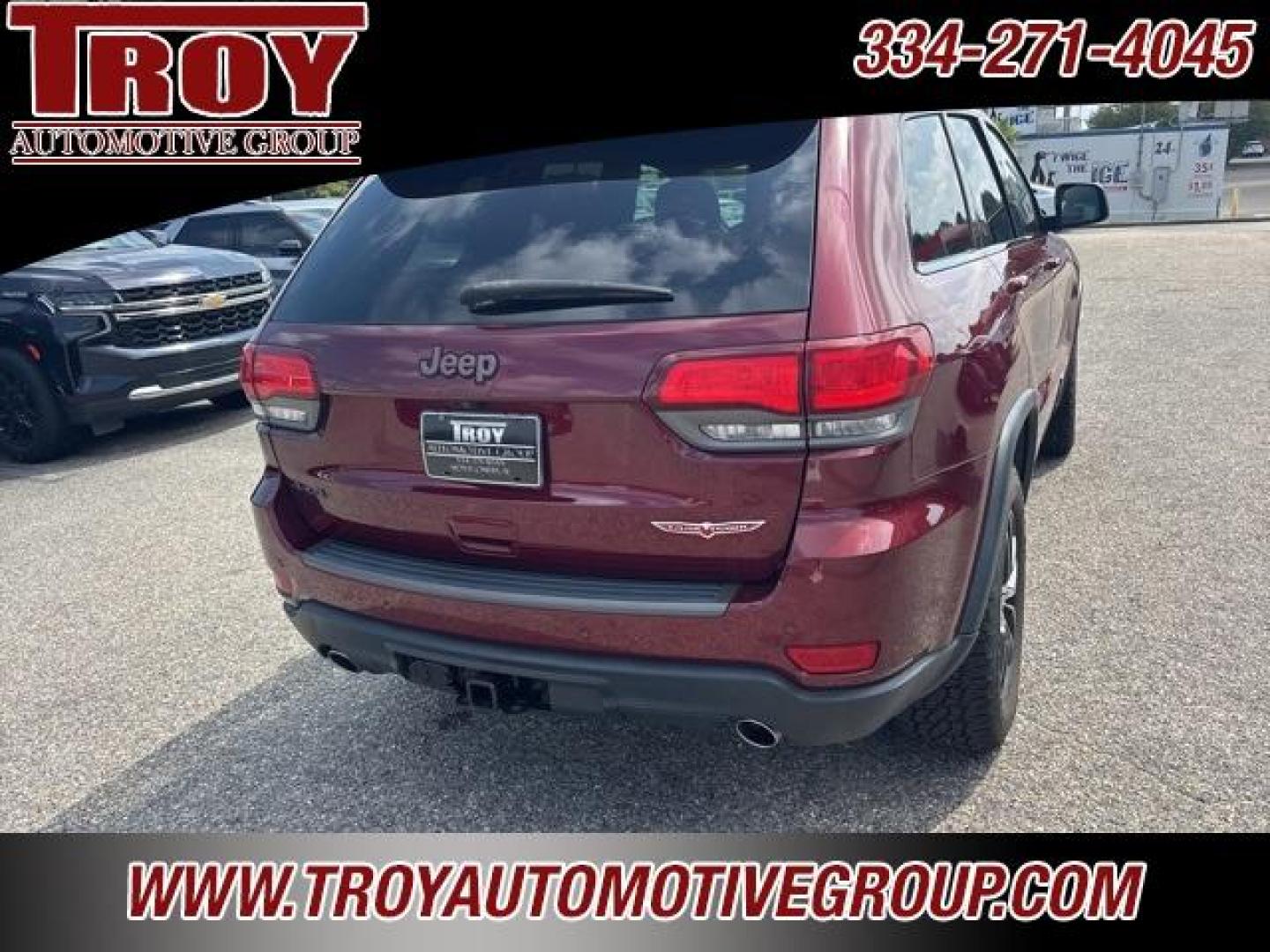 2017 Velvet Red Pearlcoat /Black Jeep Grand Cherokee Trailhawk (1C4RJFLG6HC) with an 3.6L V6 24V VVT engine, Automatic transmission, located at 6812 Atlanta Hwy, Montgomery, AL, 36117, (334) 271-4045, 32.382118, -86.178673 - 1-Owner!!<br>Power Sunroof!!<br>Tow Package!!<br>Blind Spot Monitors!!<br> - Photo#11