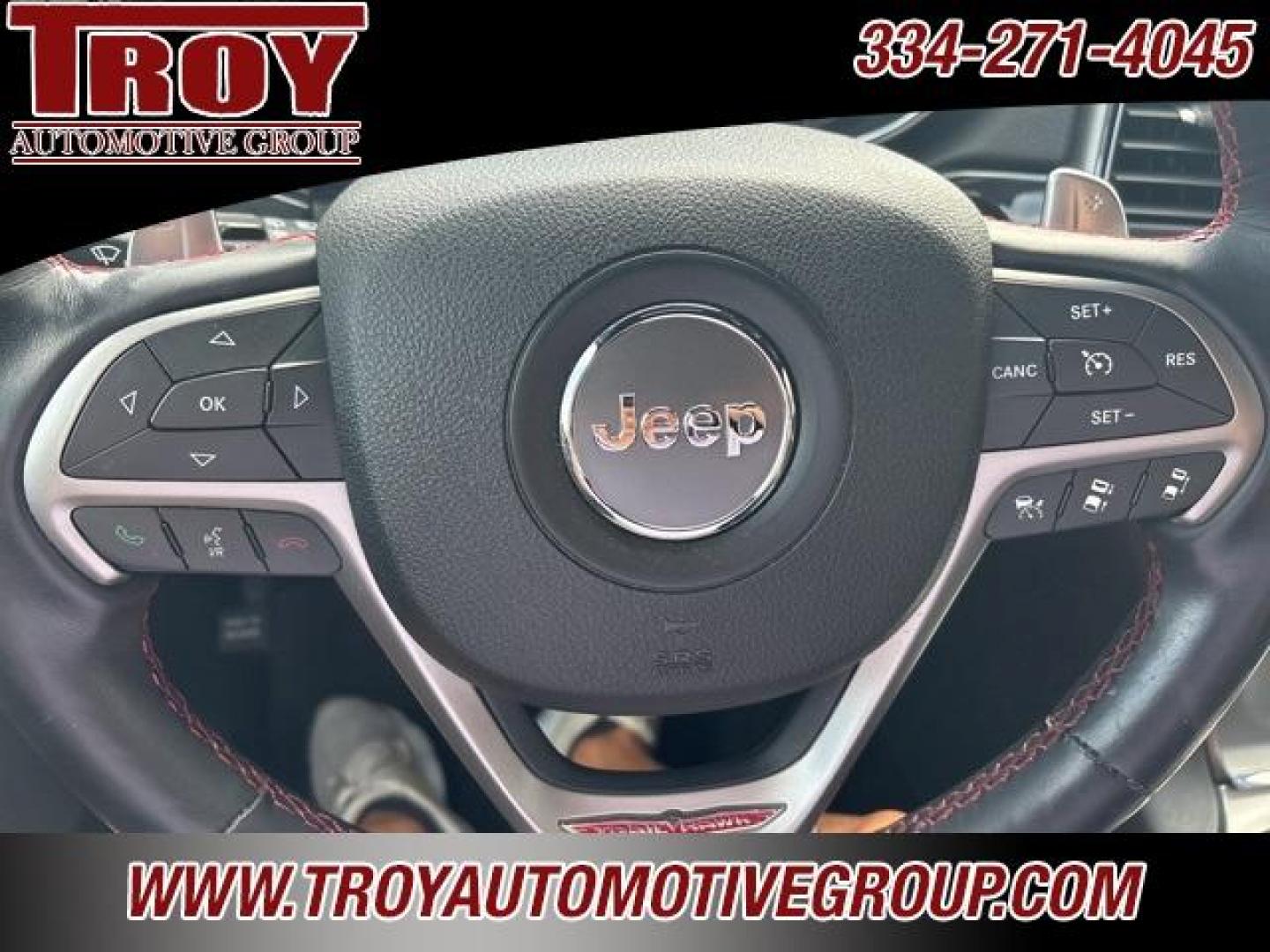 2017 Velvet Red Pearlcoat /Black Jeep Grand Cherokee Trailhawk (1C4RJFLG6HC) with an 3.6L V6 24V VVT engine, Automatic transmission, located at 6812 Atlanta Hwy, Montgomery, AL, 36117, (334) 271-4045, 32.382118, -86.178673 - 1-Owner!!<br>Power Sunroof!!<br>Tow Package!!<br>Blind Spot Monitors!!<br> - Photo#38