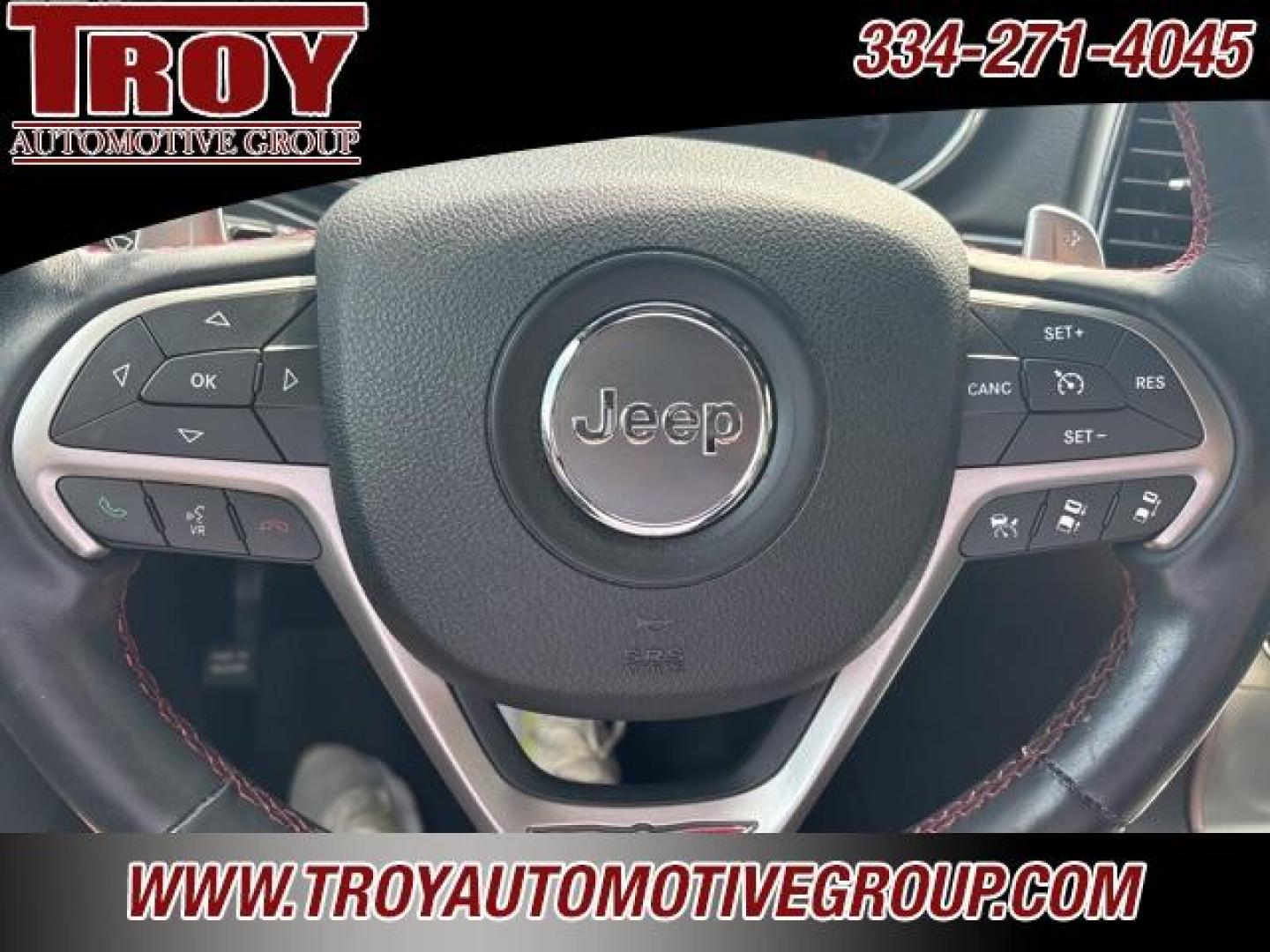 2017 Velvet Red Pearlcoat /Black Jeep Grand Cherokee Trailhawk (1C4RJFLG6HC) with an 3.6L V6 24V VVT engine, Automatic transmission, located at 6812 Atlanta Hwy, Montgomery, AL, 36117, (334) 271-4045, 32.382118, -86.178673 - 1-Owner!!<br>Power Sunroof!!<br>Tow Package!!<br>Blind Spot Monitors!!<br> - Photo#48