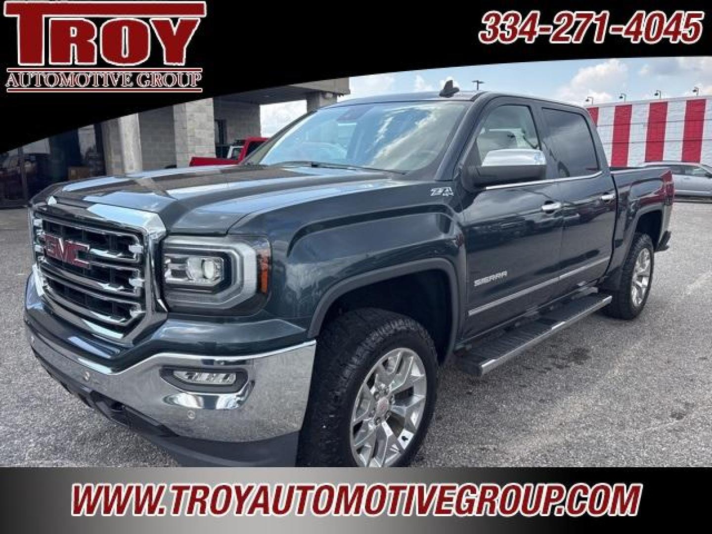 2018 Dark Slate Metallic /Cocoa/Dune GMC Sierra 1500 SLT (3GTU2NEC1JG) with an EcoTec3 5.3L V8 engine, Automatic transmission, located at 6812 Atlanta Hwy, Montgomery, AL, 36117, (334) 271-4045, 32.382118, -86.178673 - Navigation!!<br>Leveling Kit!!<br>Heated/Cooled Seats!!<br>Park Sensors!!<br>Spray N Bedliner!!<br>Tow Package!!<br>Dark Slate Metallic 2018 GMC Sierra 1500 SLT 4WD EcoTec3 5.3L V8 8-Speed Automatic with Overdrive<br><br>Financing Available---Top Value for Trades - Photo#5