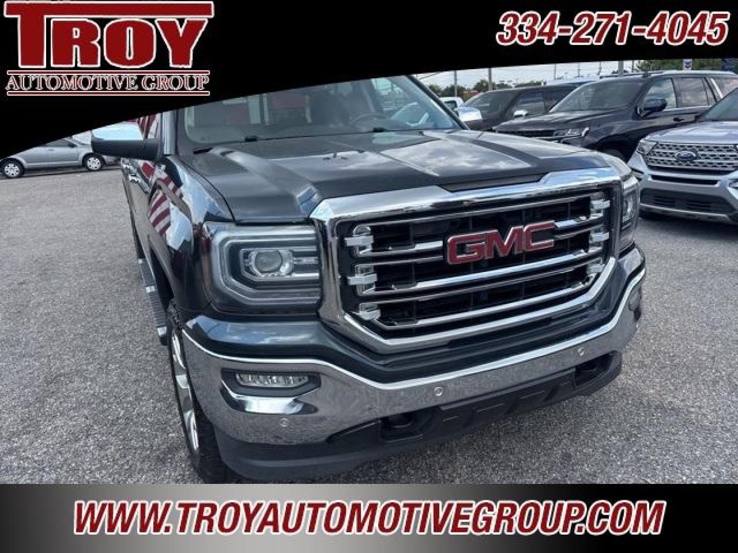 2018 Dark Slate Metallic /Cocoa/Dune GMC Sierra 1500 SLT (3GTU2NEC1JG) with an EcoTec3 5.3L V8 engine, Automatic transmission, located at 6812 Atlanta Hwy, Montgomery, AL, 36117, (334) 271-4045, 32.382118, -86.178673 - Navigation!!<br>Leveling Kit!!<br>Heated/Cooled Seats!!<br>Park Sensors!!<br>Spray N Bedliner!!<br>Tow Package!!<br>Dark Slate Metallic 2018 GMC Sierra 1500 SLT 4WD EcoTec3 5.3L V8 8-Speed Automatic with Overdrive<br><br>Financing Available---Top Value for Trades - Photo#7