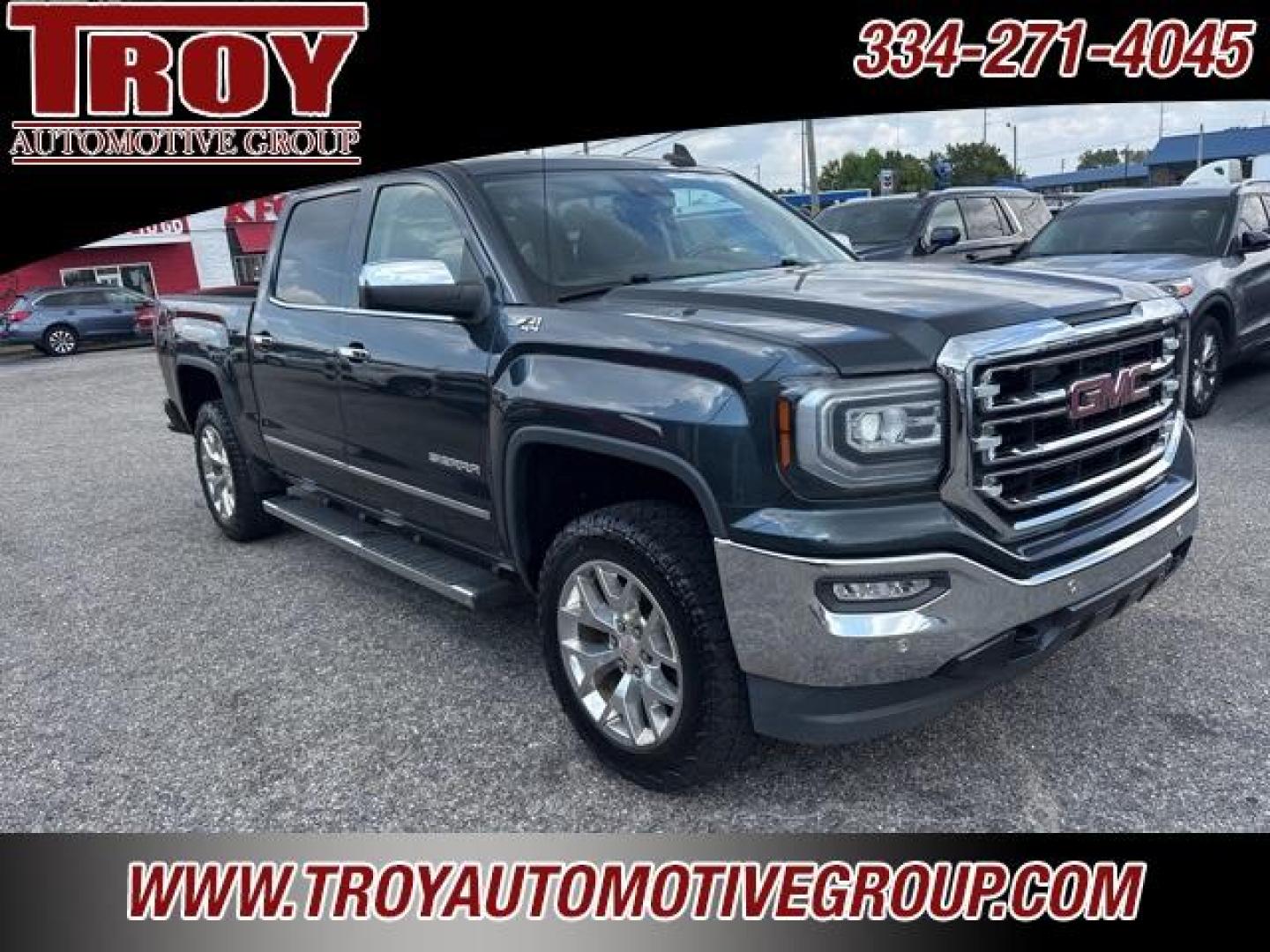 2018 Dark Slate Metallic /Cocoa/Dune GMC Sierra 1500 SLT (3GTU2NEC1JG) with an EcoTec3 5.3L V8 engine, Automatic transmission, located at 6812 Atlanta Hwy, Montgomery, AL, 36117, (334) 271-4045, 32.382118, -86.178673 - Navigation!!<br>Leveling Kit!!<br>Heated/Cooled Seats!!<br>Park Sensors!!<br>Spray N Bedliner!!<br>Tow Package!!<br>Dark Slate Metallic 2018 GMC Sierra 1500 SLT 4WD EcoTec3 5.3L V8 8-Speed Automatic with Overdrive<br><br>Financing Available---Top Value for Trades - Photo#8